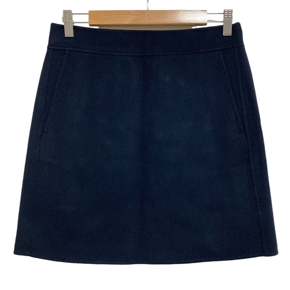 MaxMara S Max Mara CUCITO A MANO Wool Skirt Leather Skirts 25291060116 DUTY FREE for USA