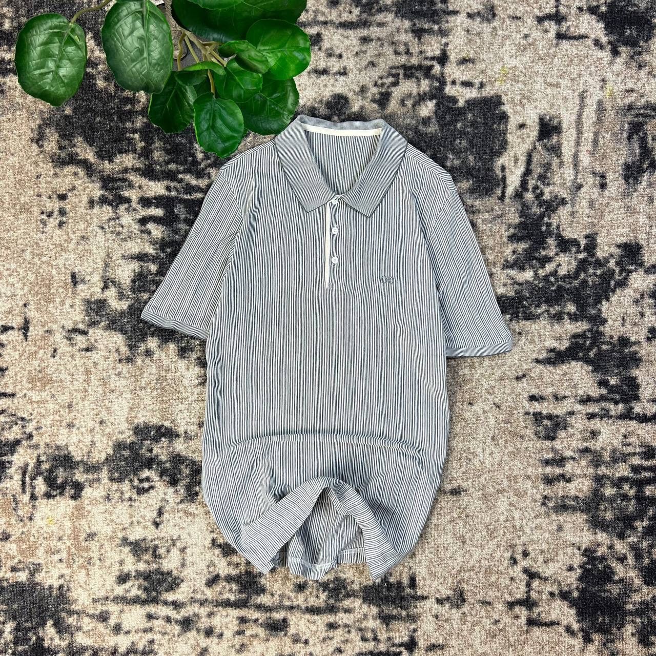 Salvatore Ferragamo Salvatore Ferragamo Mini Logo Luxury Striped Polo T-Shirt Size US S / EU 44-46 / 1 - 1 Thumbnail