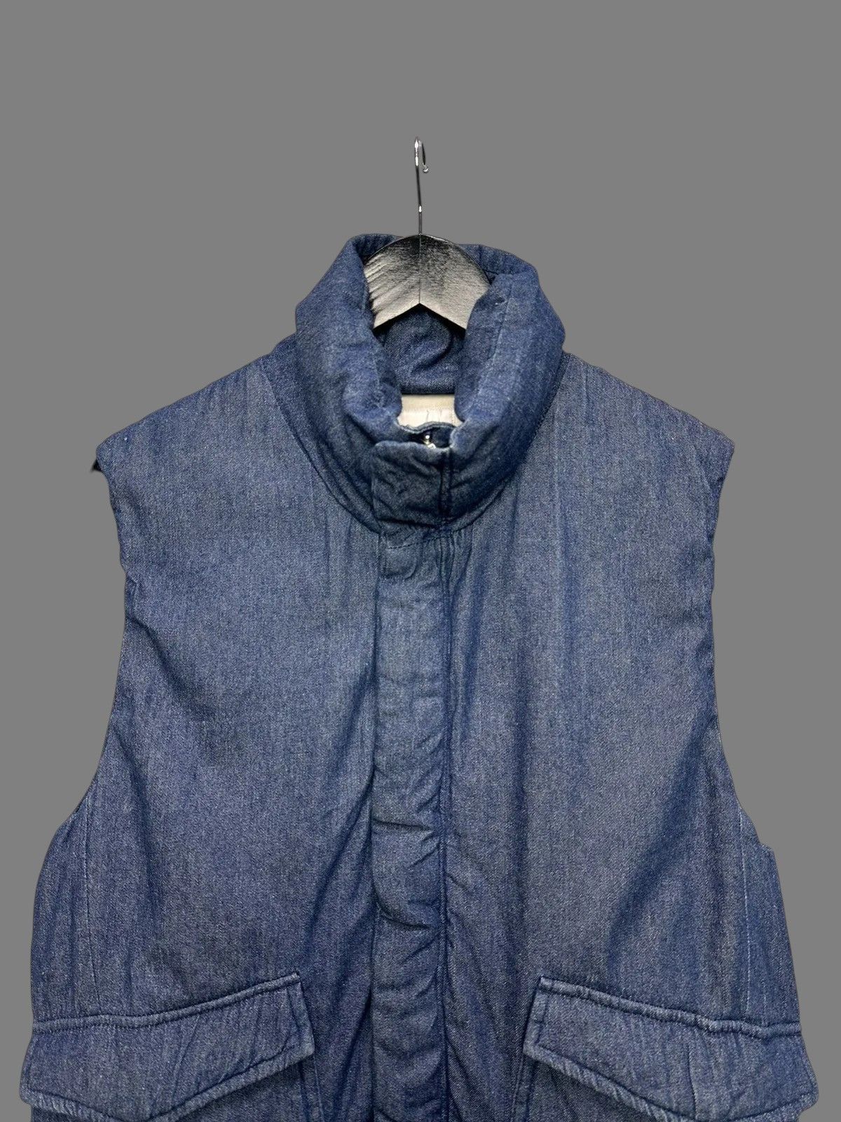 GOA Flash Report Blue Puffer Vest Casual Urban Winter Style Size US S / EU 44-46 / 1 - 3 Thumbnail