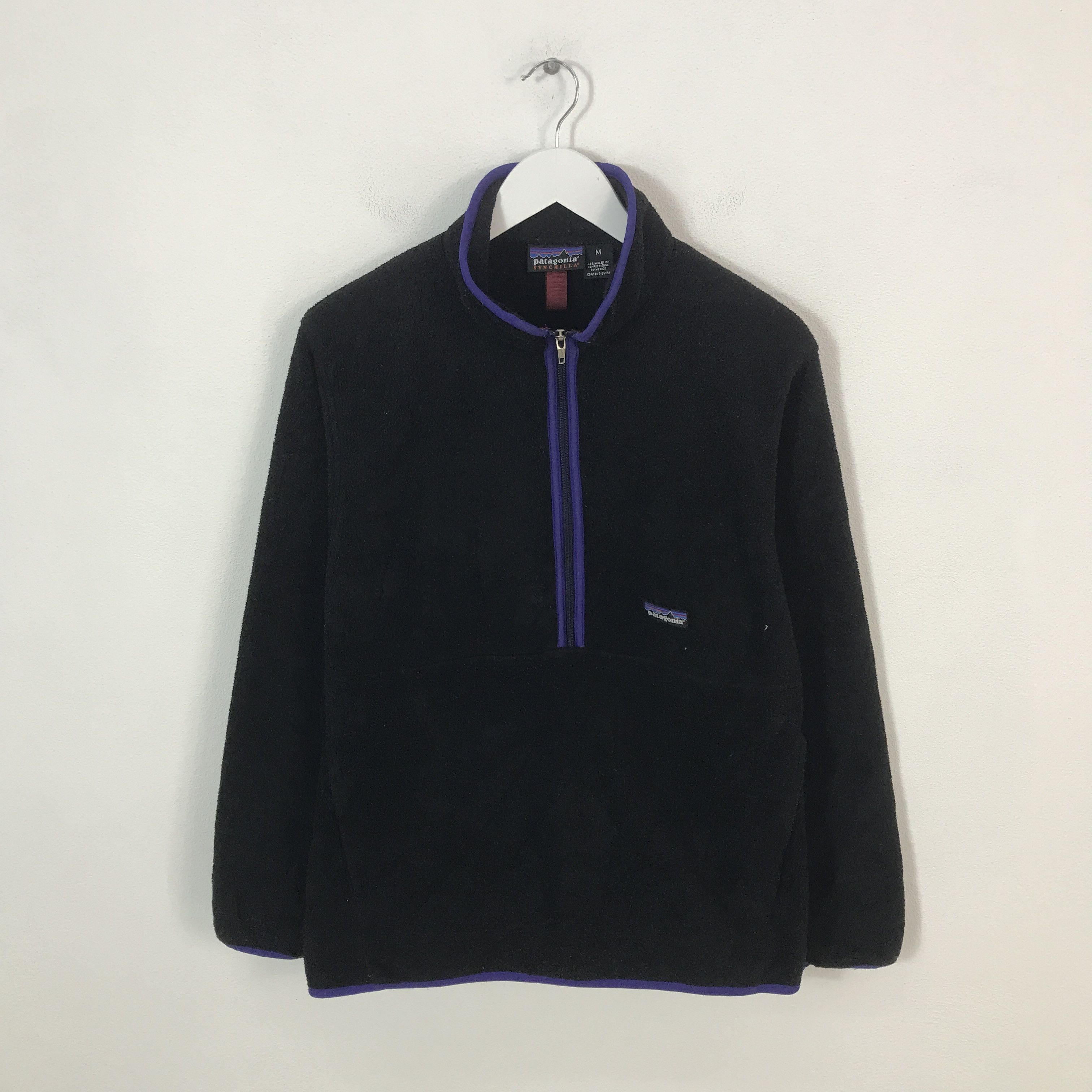 Patagonia Vtg patagonia fleece Half zipper jacket Size US M / EU 48-50 / 2 - 1 Thumbnail