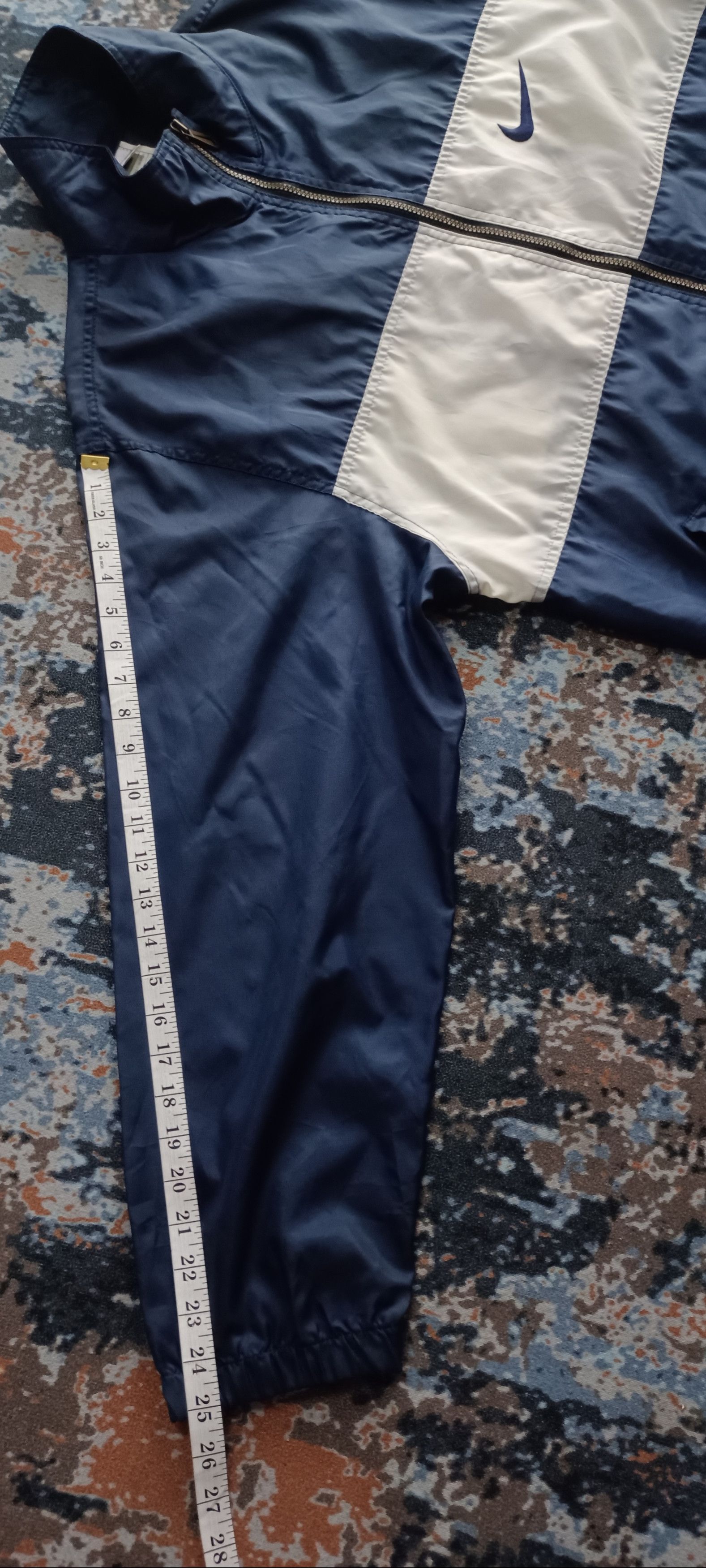 Nike × Nike ACG × Vintage Vintage 90s Nike Swoosh Embroidered Logo Windbreaker Size US L / EU 52-54 / 3 - 14 Thumbnail