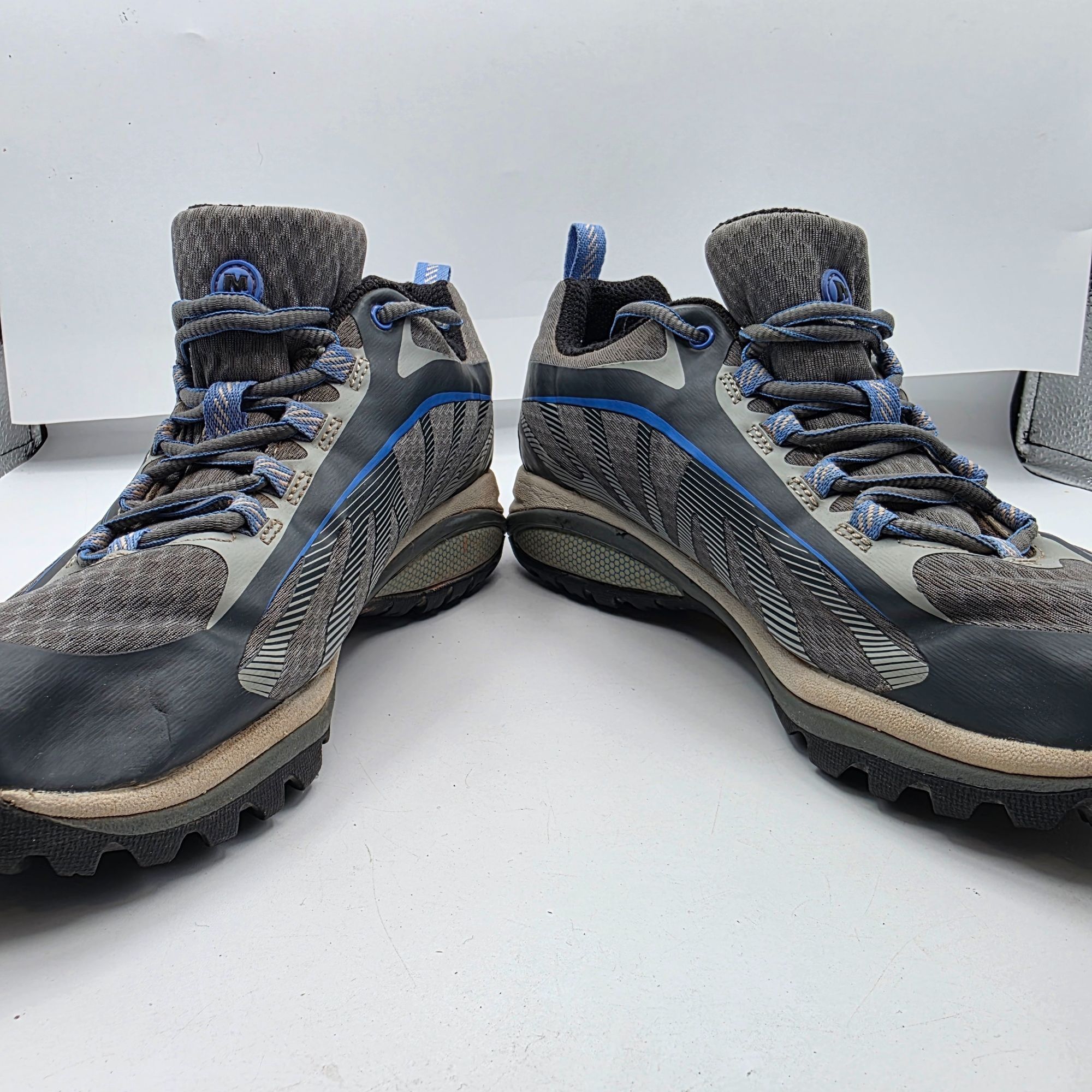 Merrell Merrell Siren Edge Womens Size 8 Gray Blue Hiking Shoes Vibr Size US 8 / IT 38 - 3 Thumbnail