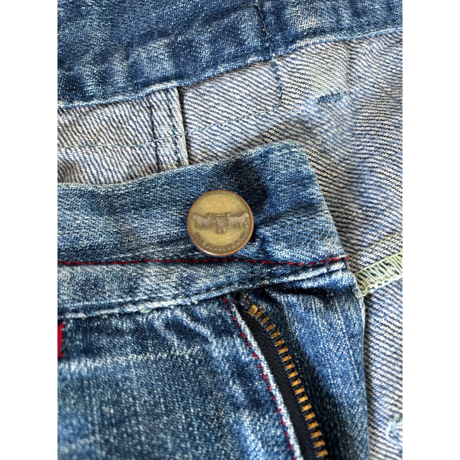 Levi's Vintage Levi's Red Tab Jeans W32 2000s Denim Horse Print Size US 32 / EU 48 - 7 Thumbnail