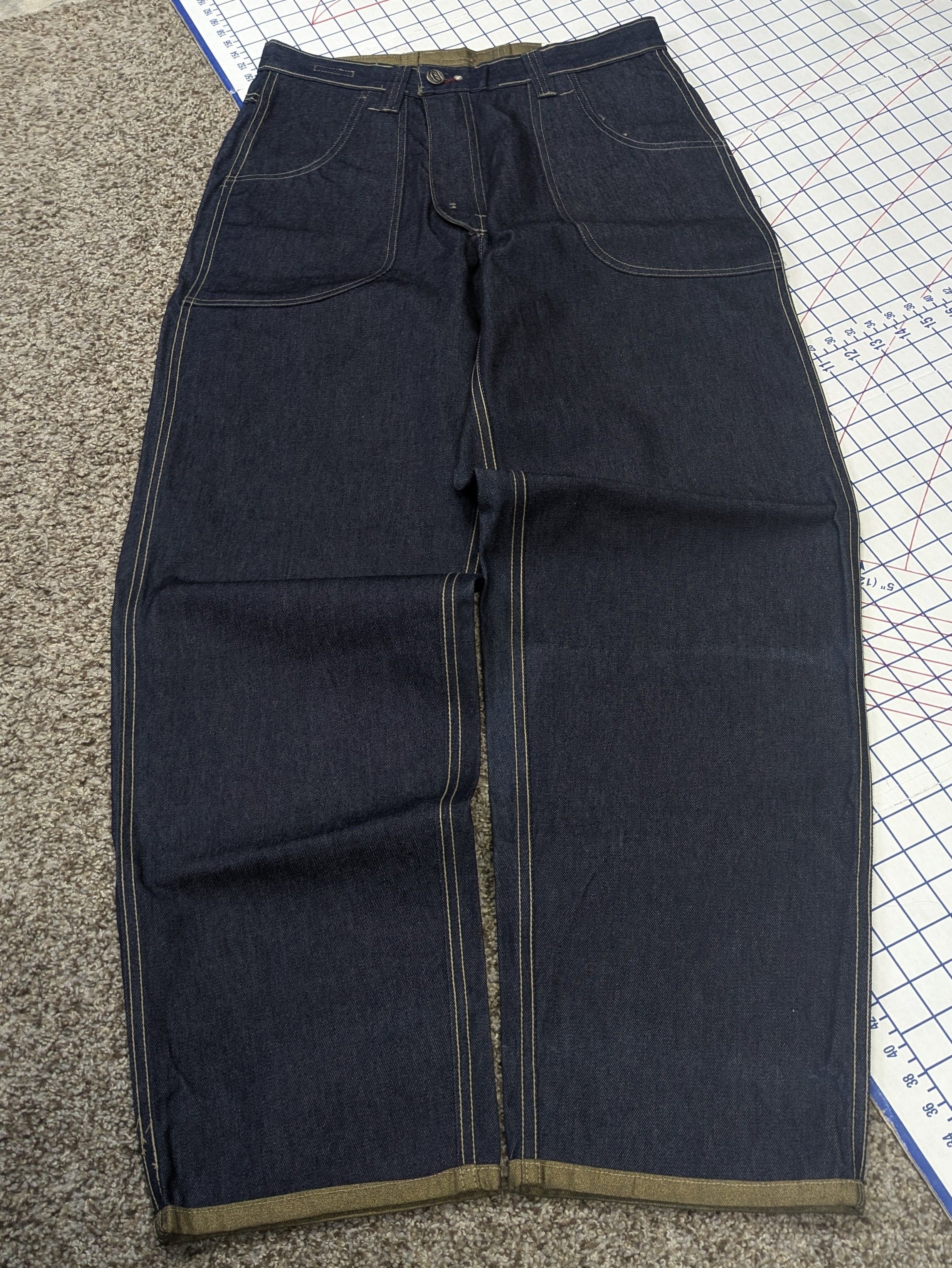 Ecko Unltd. y2k Golden Ecko Unltd reversible jeans hip hop southpole Size US 32 / EU 48 - 5 Thumbnail