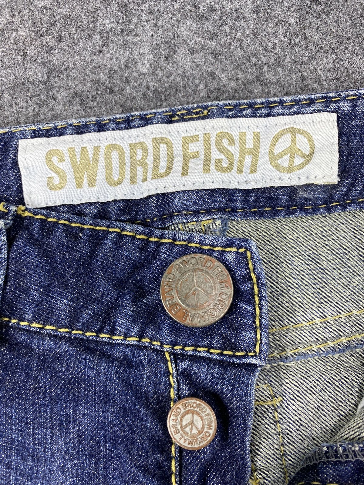 Jean Sword Fish Blue Wash Jeans - J1042 Size 29" - 8 Thumbnail