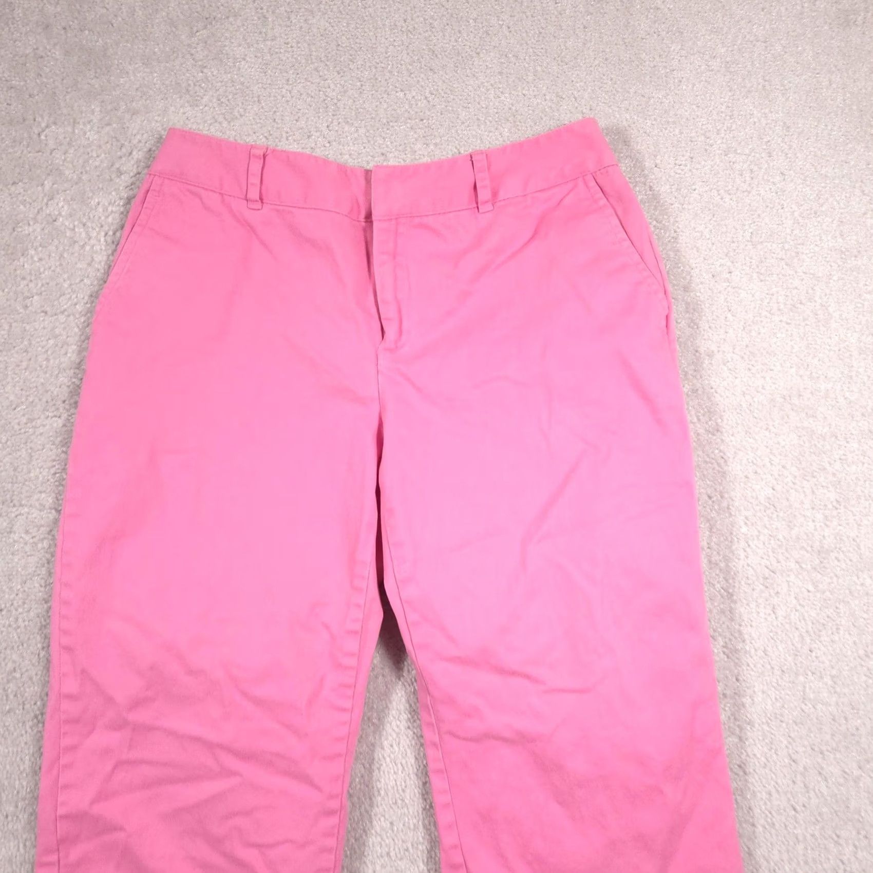 Jones New York Jones New York Sport Capri Pants Womens 6P Pink Twill Stretch Crop Chino Casual Size 28" / US 6 / IT 42 - 3 Thumbnail