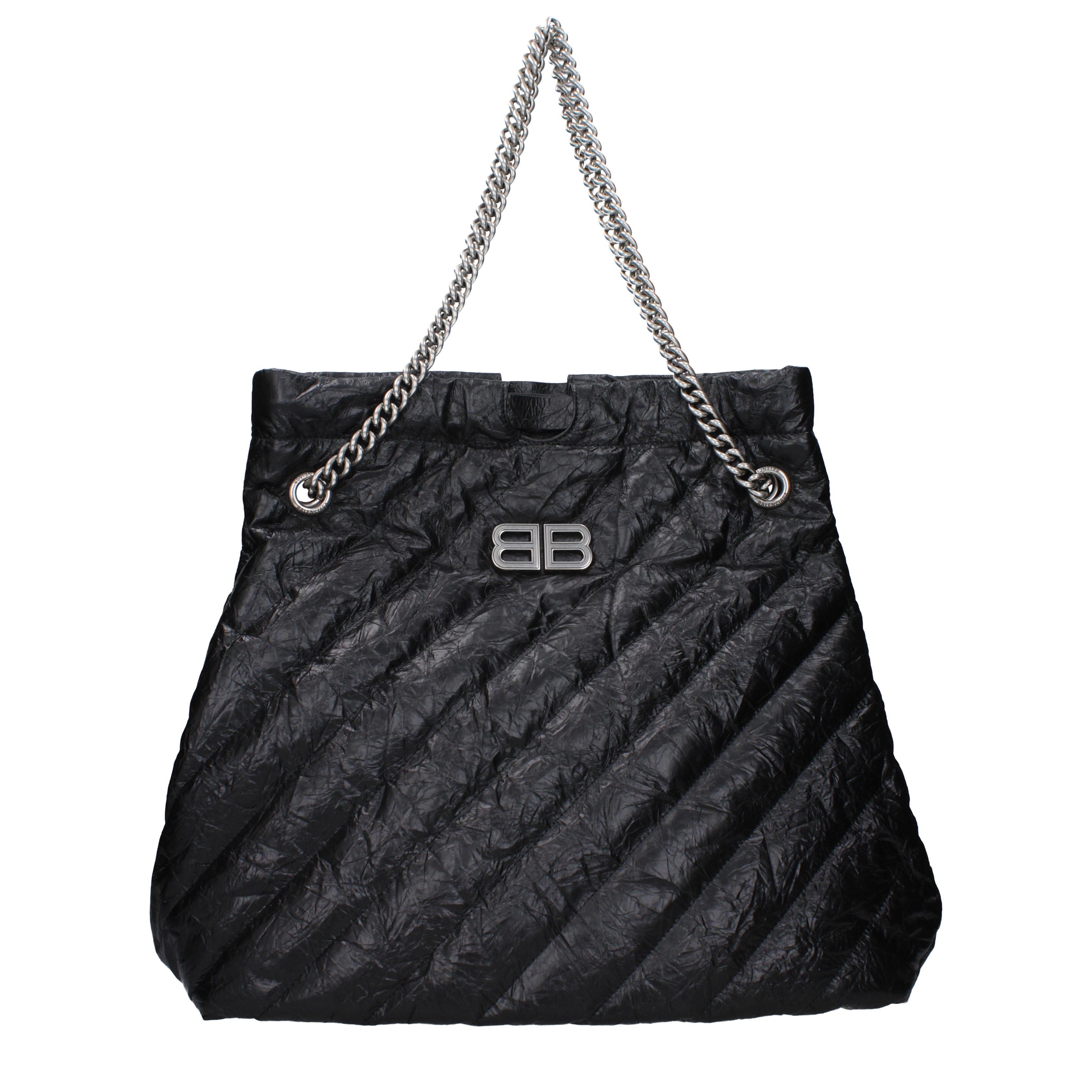 Balenciaga Balenciaga Shoulder Bags Women Leather Black Size ONE SIZE - 1 Thumbnail