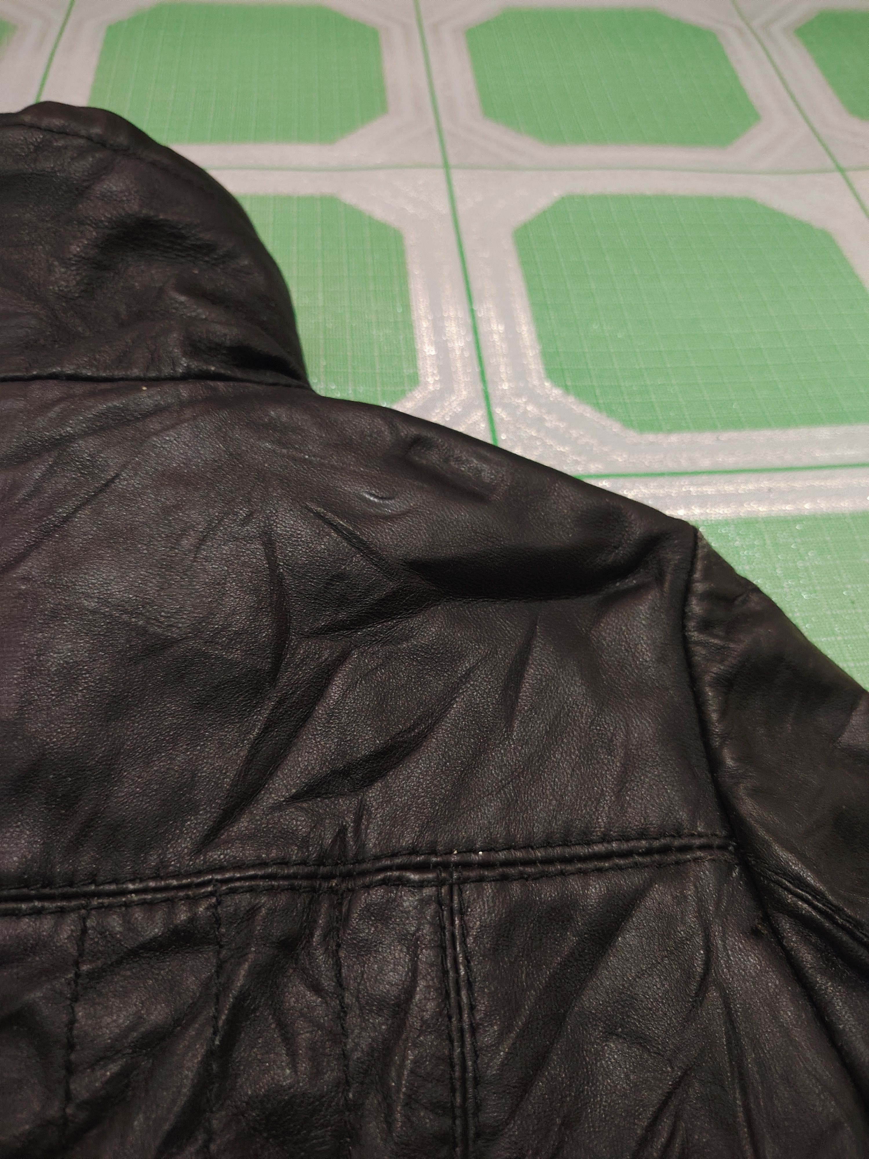 Armani Leather jacket Armani Jeans Size S / US 4 / IT 40 - 13 Thumbnail