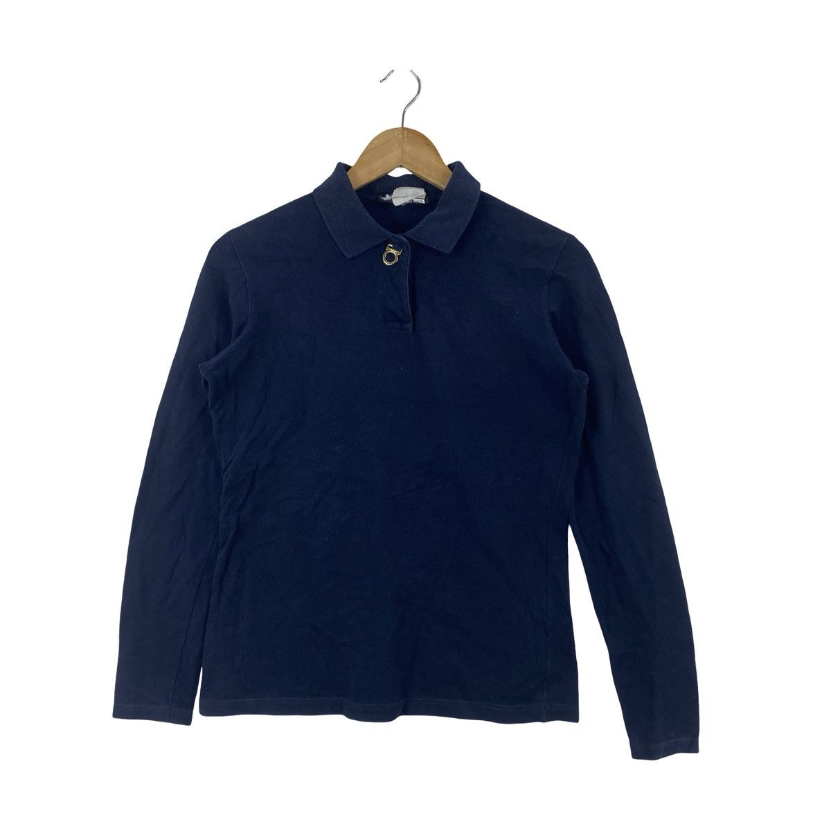 Salvatore Ferragamo SALVATORE FERRAGAMO Made in Italy Polo Shirt With Gancini Size US S / EU 44-46 / 1 - 4 Thumbnail