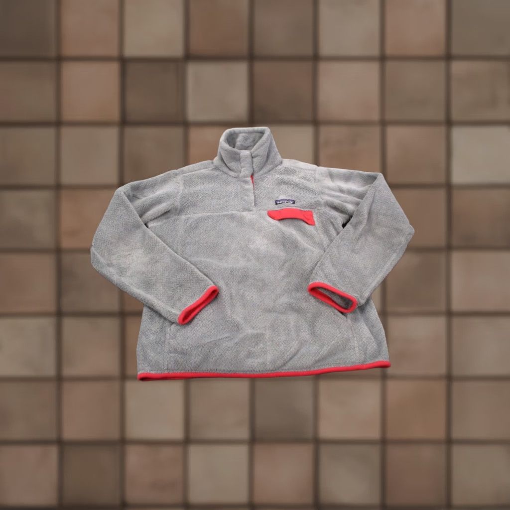 Patagonia Patagonia Jacket Womens XS Snap Polartec Outdoor Hiking Camping Pullover Windbreaker Logo Gray - 25442 Size XS / US 0-2 / IT 36-38 - 1 Thumbnail