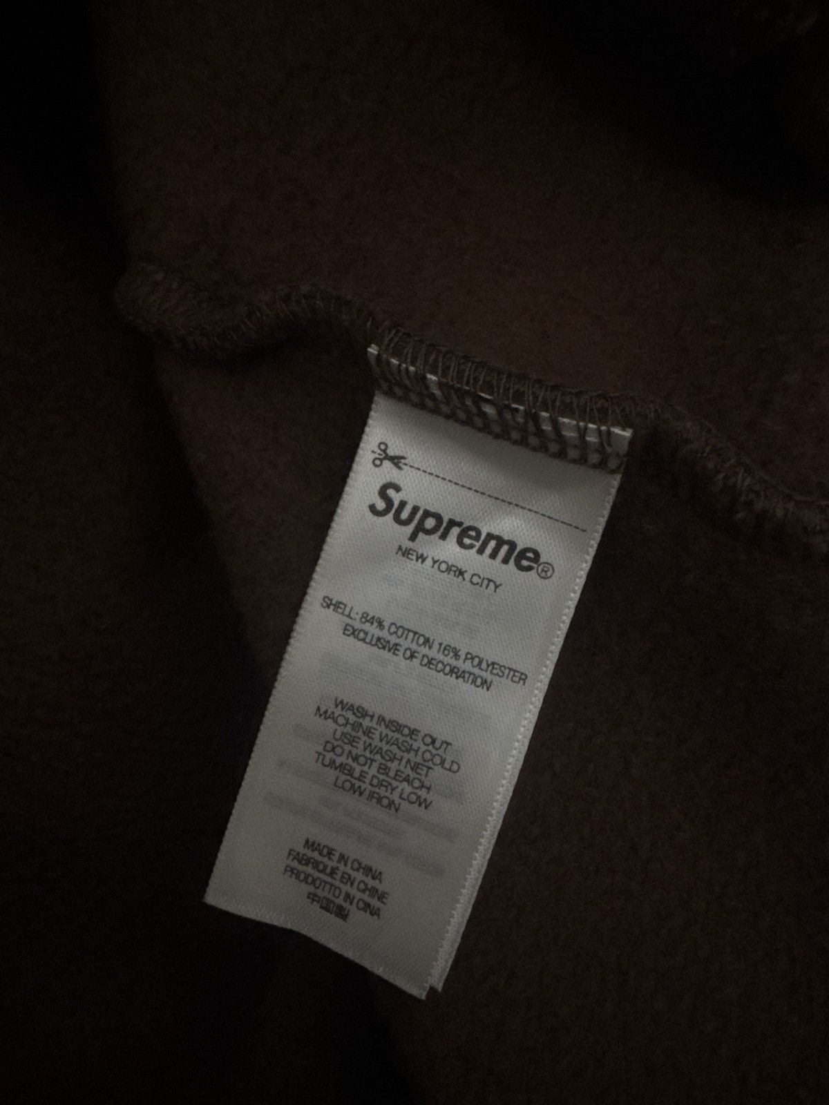 Supreme Supreme Division Hooded Sweatshirt Brown Size US XL / EU 56 / 4 - 3 Thumbnail