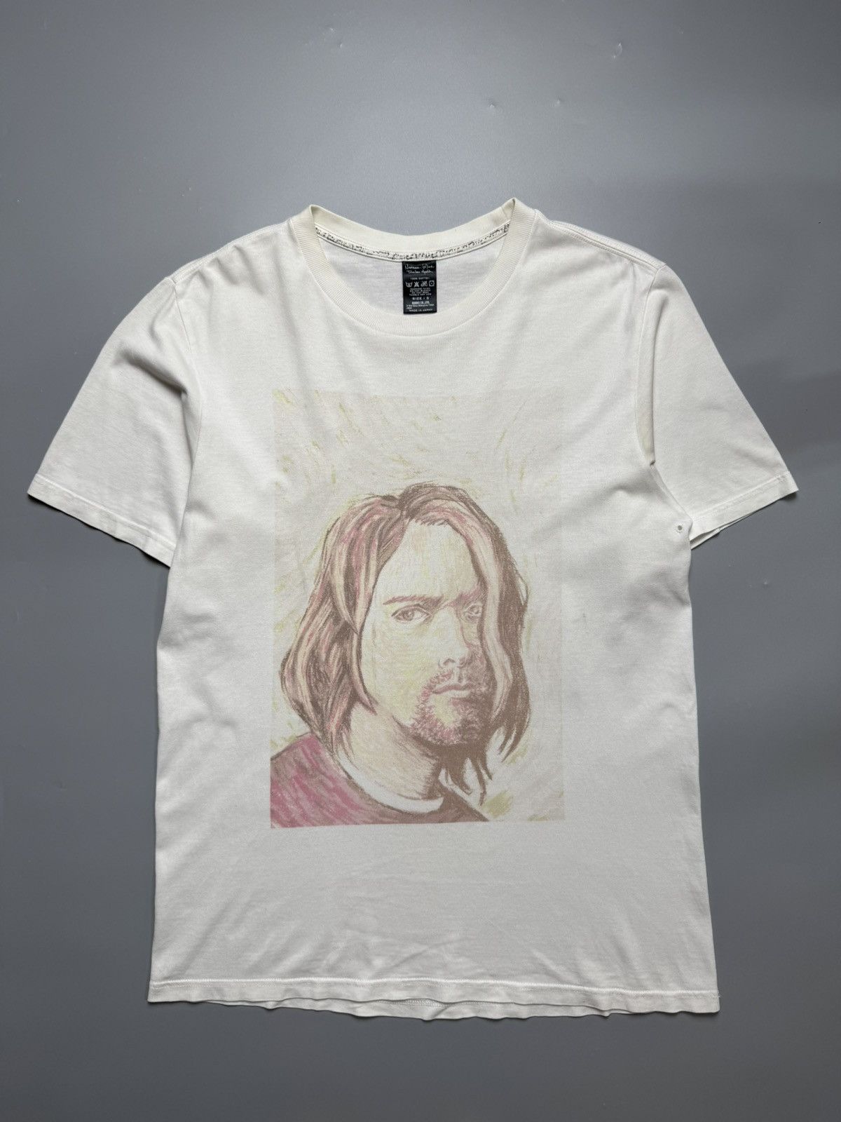 Number (N)ine Vintage Number Nine Kurt Cobain Potrait Size US M / EU 48-50 / 2 - 1 Thumbnail