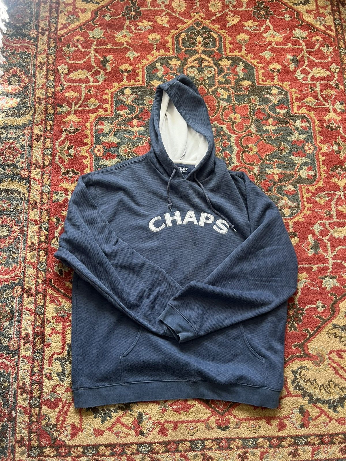 Chaps Vintage Chaps pullover hoodie Size US XL / EU 56 / 4 - 3 Thumbnail