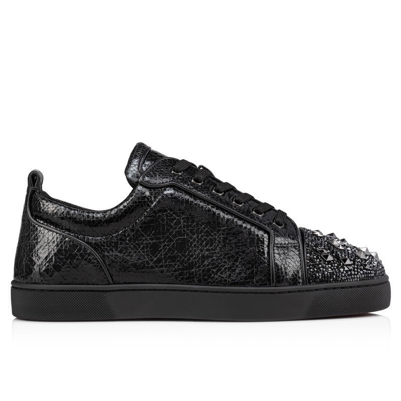 os11x0226 Louis Junior P Strass Eternity Trainers In Black