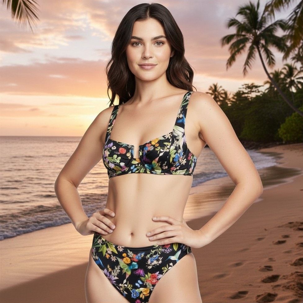 Victoria's Secret Victoria's Secret Birds of Paradise Bikini Top 34DD Size ONE SIZE - 2 Thumbnail