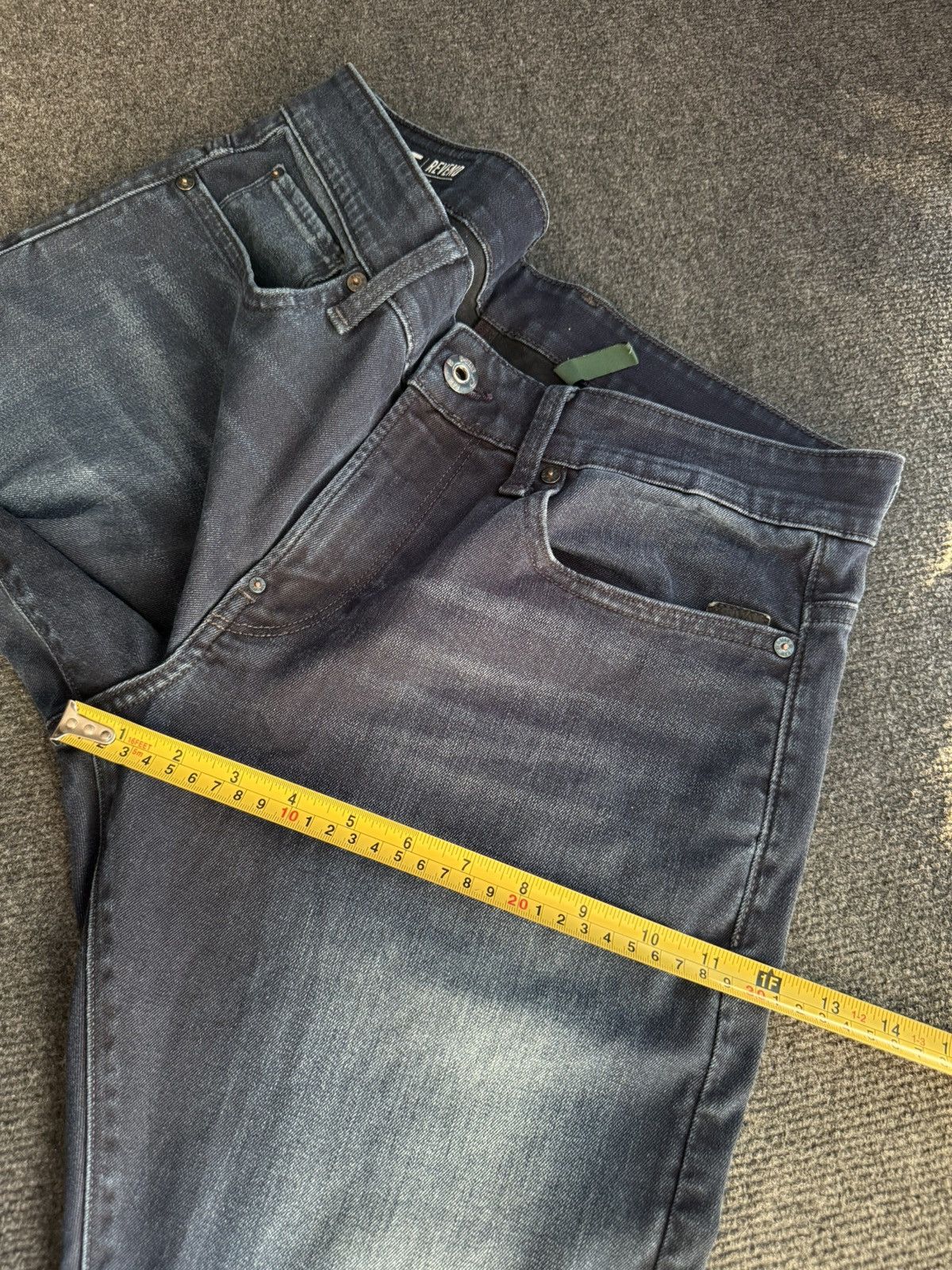 G-Star 00s G-Star RAW Revend Skinny Washed Punk Rock Denim Jeans Size US 33 - 24 Thumbnail