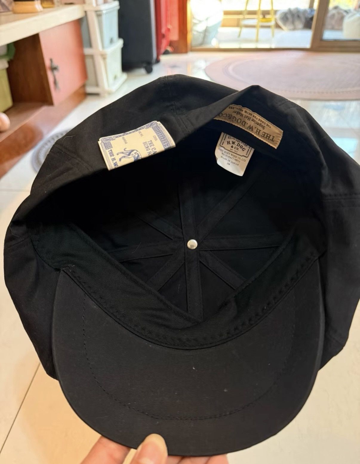 THE H.W.DOG&CO. Japan-made Dog Tag Retro 8-Panel Newsboy Cap Size ONE SIZE - 2 Thumbnail