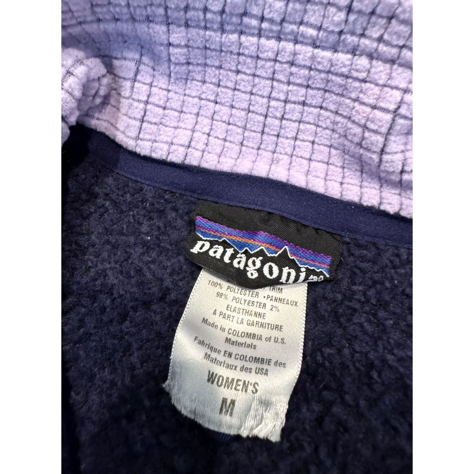 Patagonia Patagonia Regulator Fleece Zip Up Vest Women’s Size Medium Purple Polartec 25126 Size M / US 6-8 / IT 42-44 - 3 Thumbnail