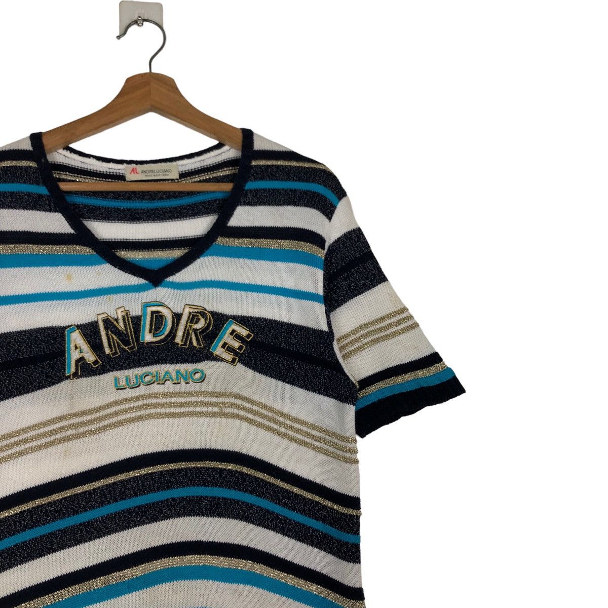 Japanese Brand 🔥90’s Knit Sweatshirt Andreluciano Japan Issey Miyake Size US M / EU 48-50 / 2 - 5 Thumbnail