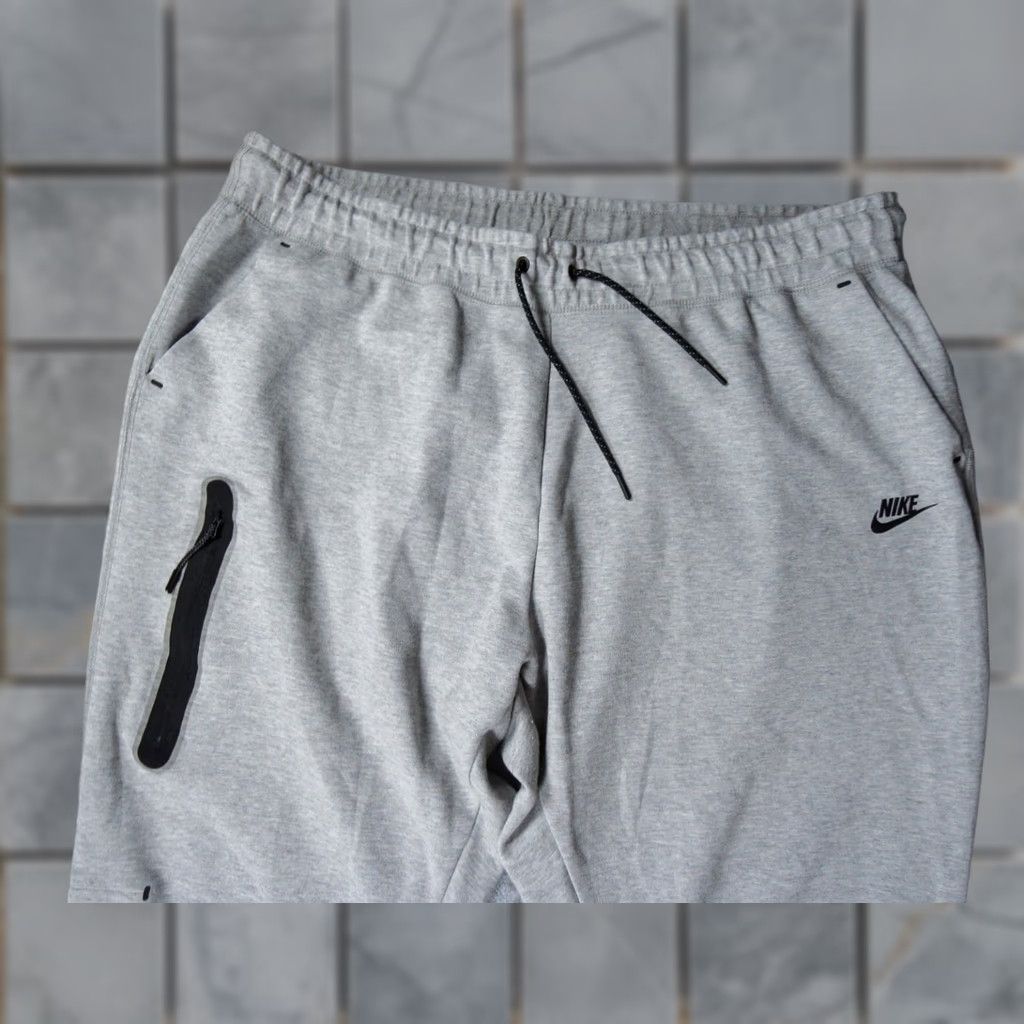 Nike Nike Jogger Pants Womens 2X Gray Tech Fleece Zip Pocket Sweatpants Ladies Size 40" / US 18 - 1 Thumbnail
