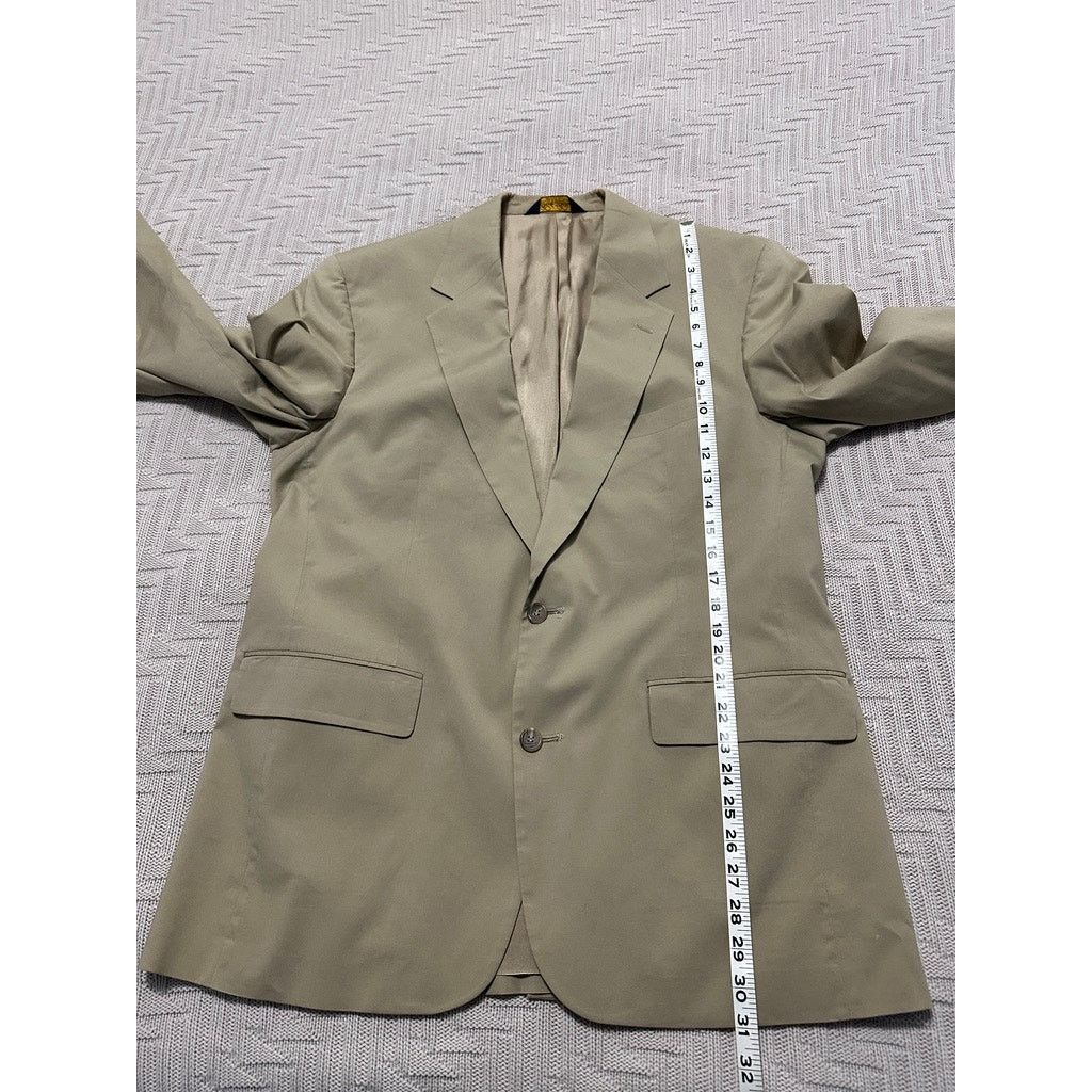 Brooks Brothers Brooks Brothers Brooksease khaki two button blazer size 43R Size 42R - 8 Thumbnail