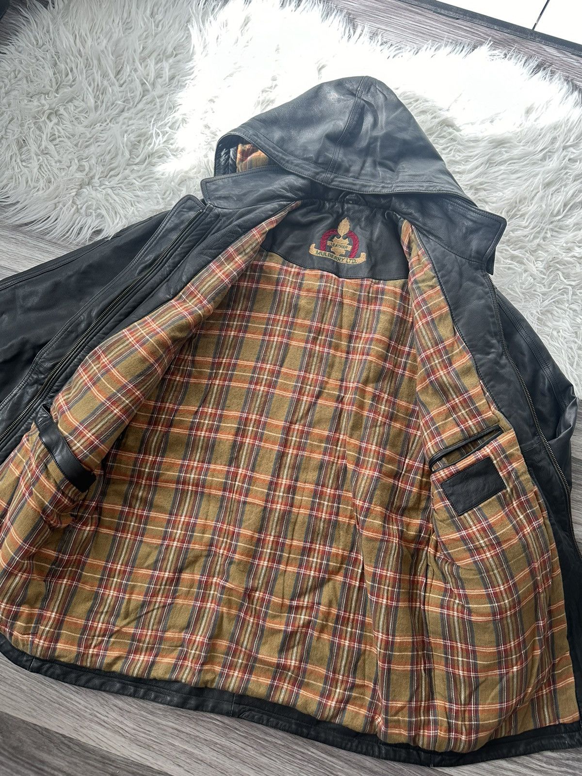 Mulberry Mulberry Lether Black Duffle Coat Napoleon Jacket hype Size US L / EU 52-54 / 3 - 9 Thumbnail