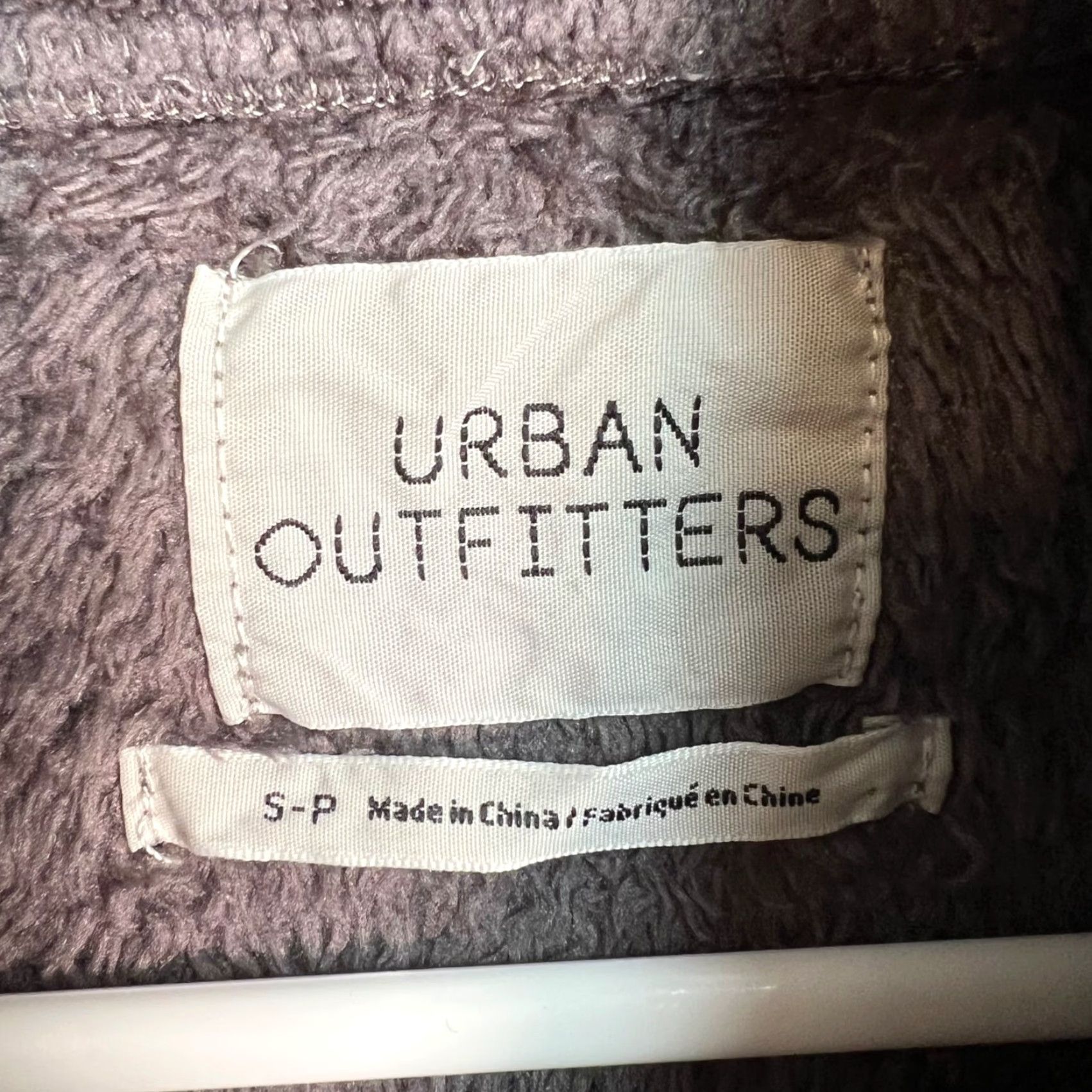 Urban Outfitters Urban Outfitters Womens Brown Fuzzy Cropped Pullover Jacket Full Zip Small Size S / US 4 / IT 40 - 3 Thumbnail