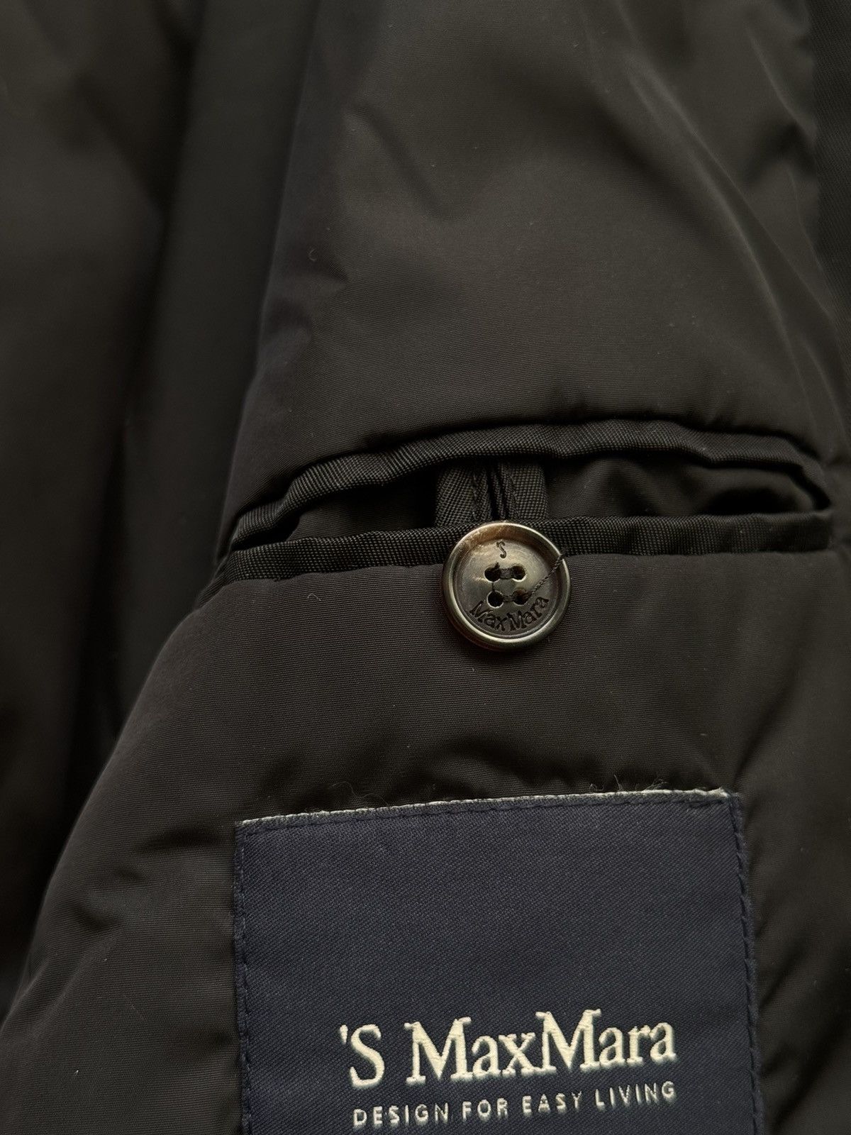 Designer × Max Mara × Weekend Max Mara Max Mara hooded jacket black Size M / US 6-8 / IT 42-44 - 5 Thumbnail