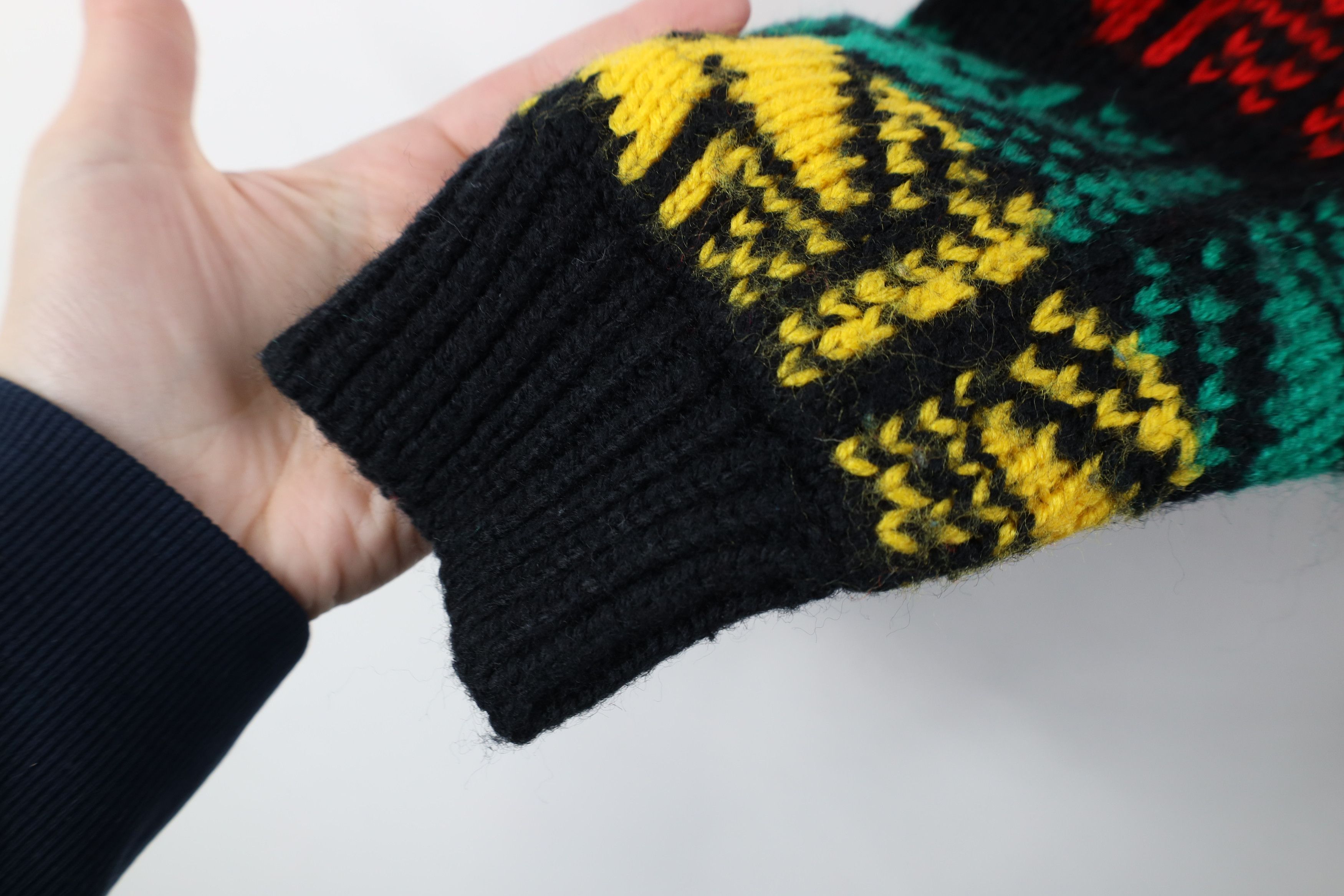 Vintage Vintage 80s 90s Streetwear Fair Isle Chunky Knit Sweater Size M / US 6-8 / IT 42-44 - 7 Thumbnail