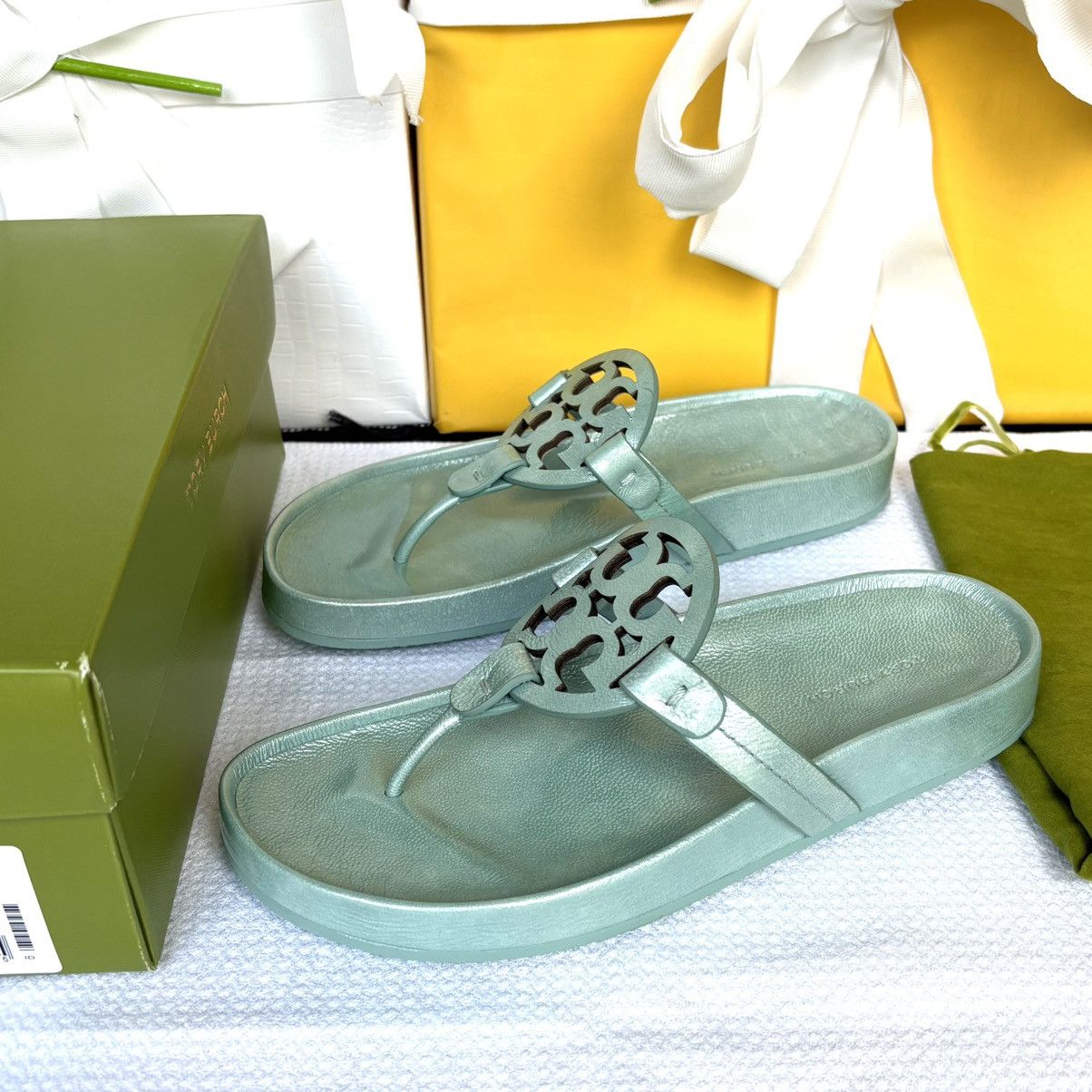 Tory Burch Miller Cloud Sandals Size US 8 / IT 38 - 2 Thumbnail