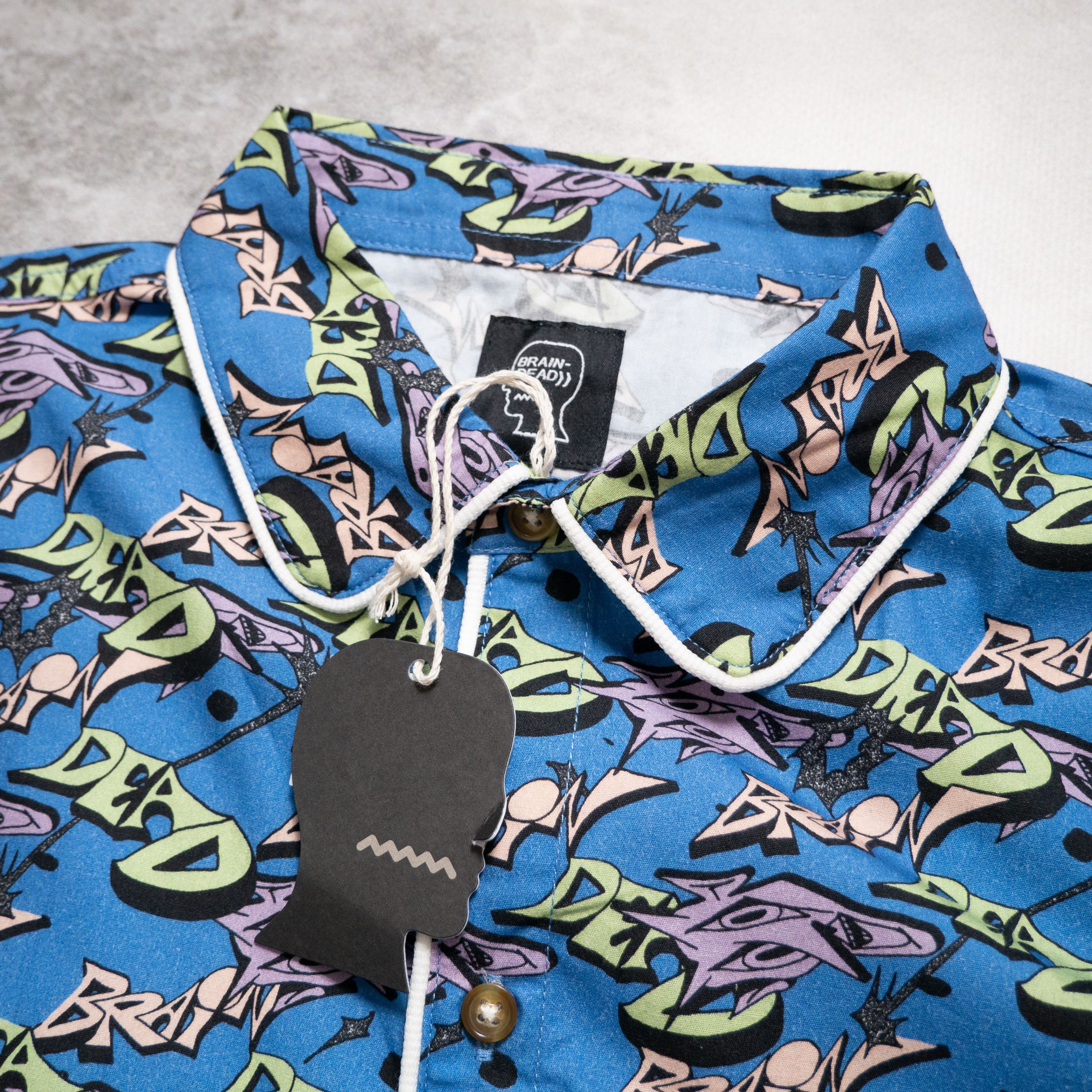 Brain Dead Brain Dead Pajama Button Ups Shirt New M Size US M / EU 48-50 / 2 - 6 Thumbnail