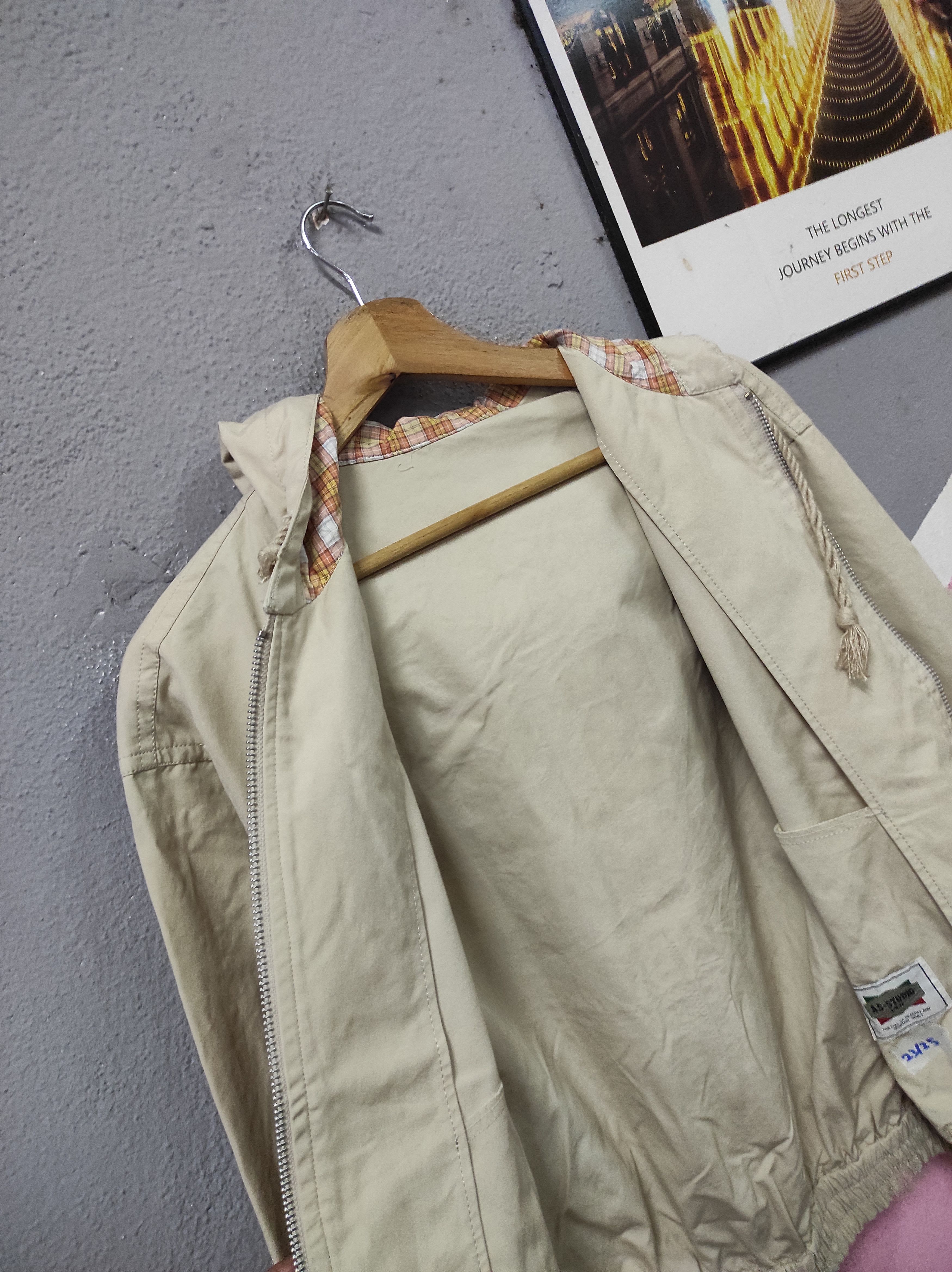 Japanese Brand × Vintage AS STUDIO ASSC BASEBALL ATELIER SAB LIGHT JACKET HOODED Size US M / EU 48-50 / 2 - 5 Thumbnail