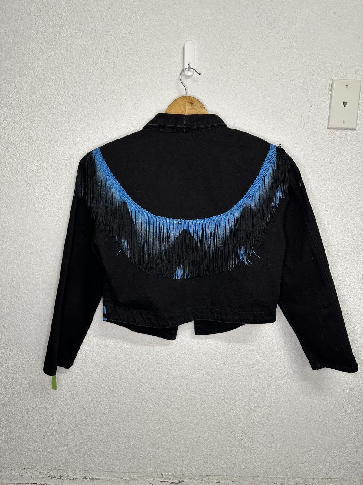 Vintage Western cowgirl black and blue jacket Size S / US 4 / IT 40 - 5 Thumbnail