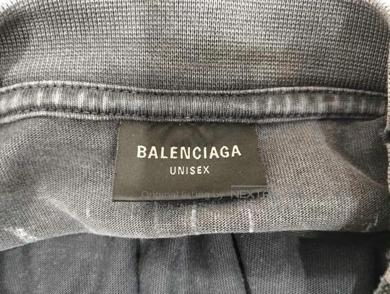Balenciaga Balenciaga Splatter distressed grayish white mud-dyed shor Size US S / EU 44-46 / 1 - 3 Thumbnail