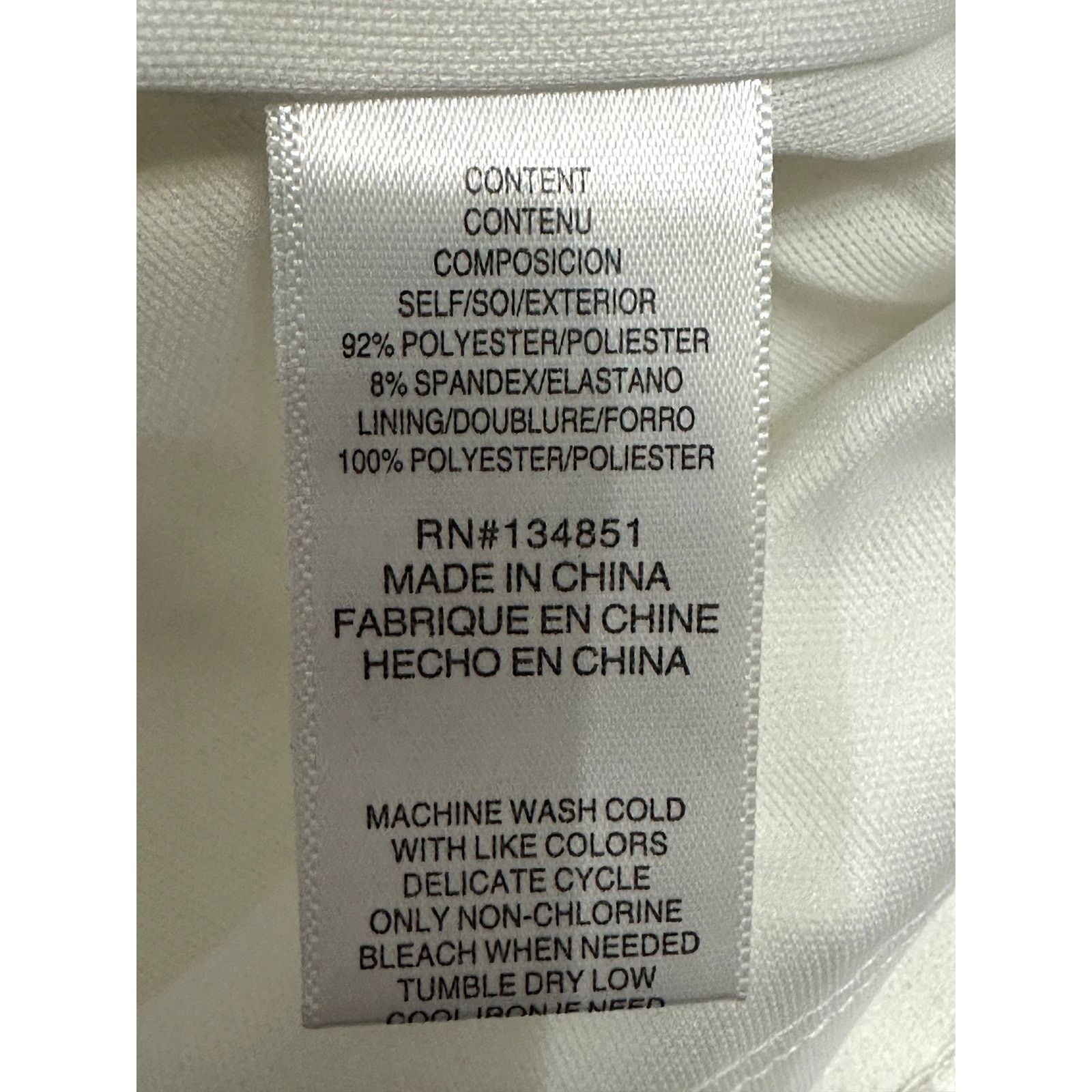Other Charles Henry Mini Dress Ruffle Off Shoulder Ivory XS NWOT Size XS / US 0-2 / IT 36-38 - 9 Thumbnail