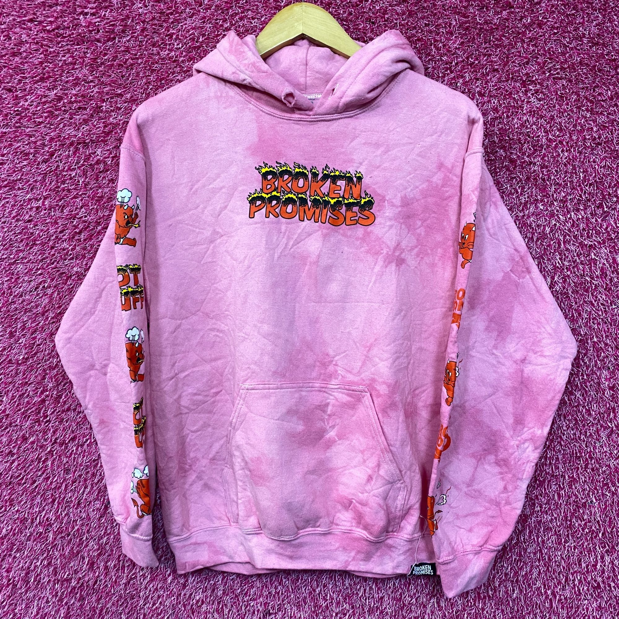 Broken Promises Co. Broken Promises Hot Stuff Tiedye hoodie size Medium Size US M / EU 48-50 / 2 - 1 Thumbnail