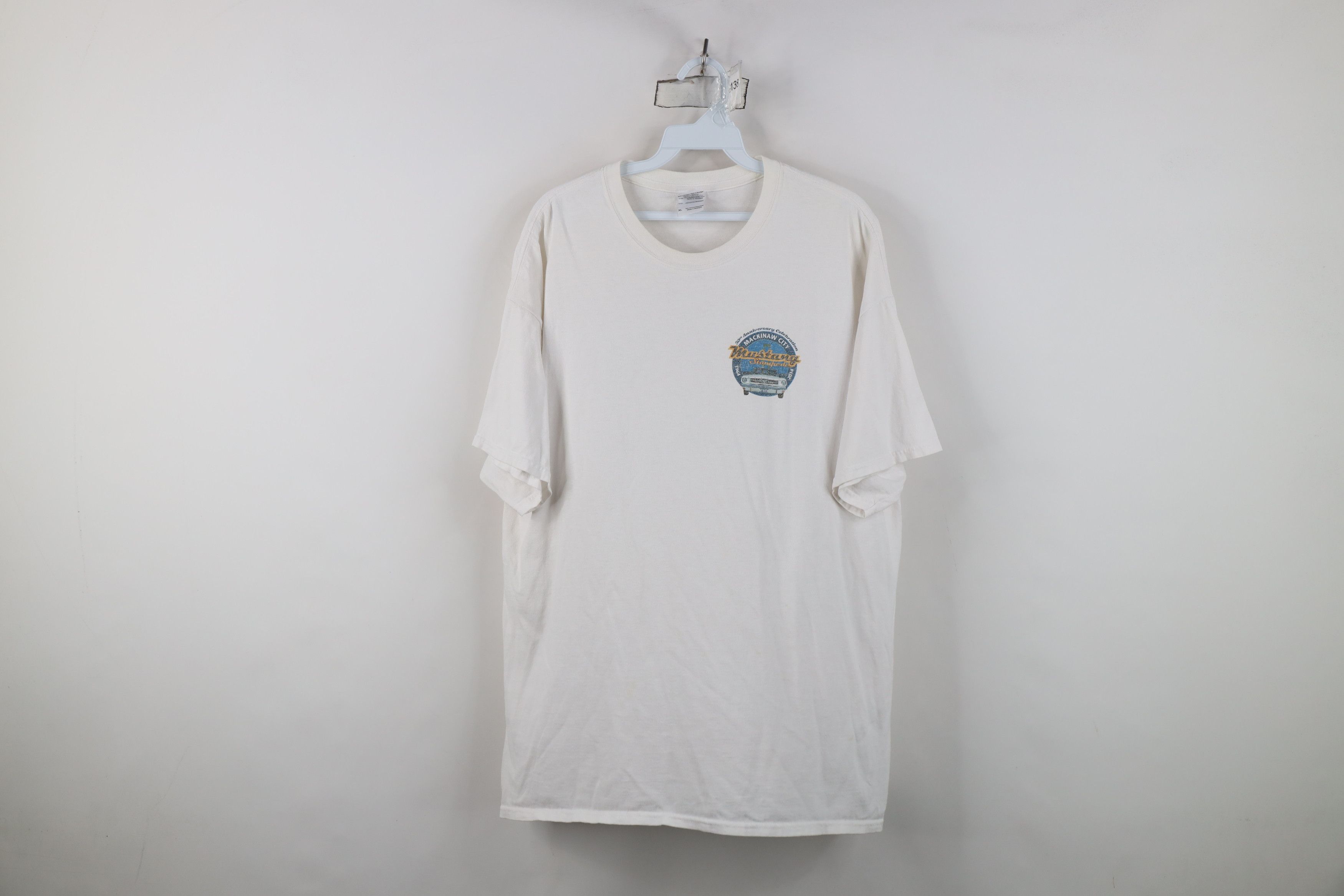 Vintage Y2K Mackinaw City Ford Mustang Stampede Short Sleeve T-Shirt Size US XL / EU 56 / 4 - 1 Thumbnail