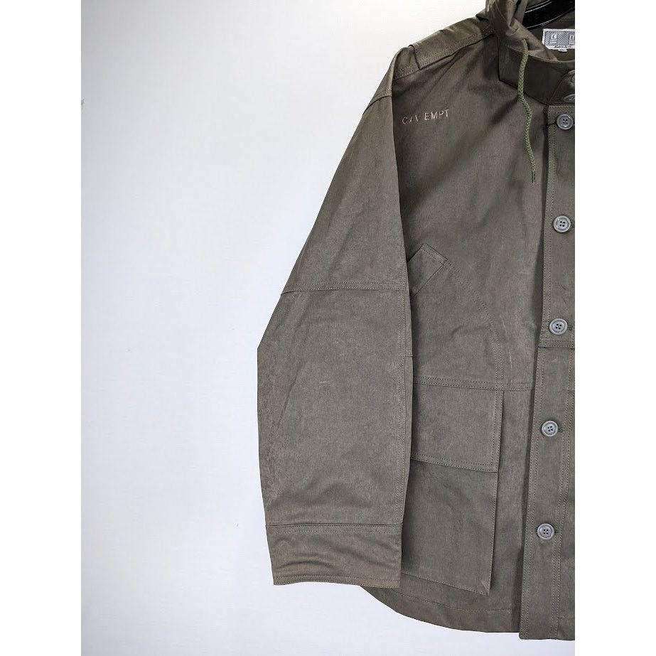 Cav Empt o1rshd1 Hooded Jacket in Khaki Size US XL / EU 56 / 4 - 4 Thumbnail