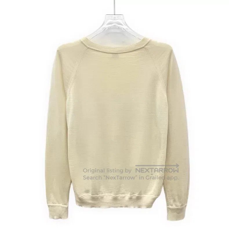Hermes Hermes Beige Mulberry Silk Rope Pattern Print Cashmere Cre Size XXS / US 00 / IT 34 - 2 Thumbnail