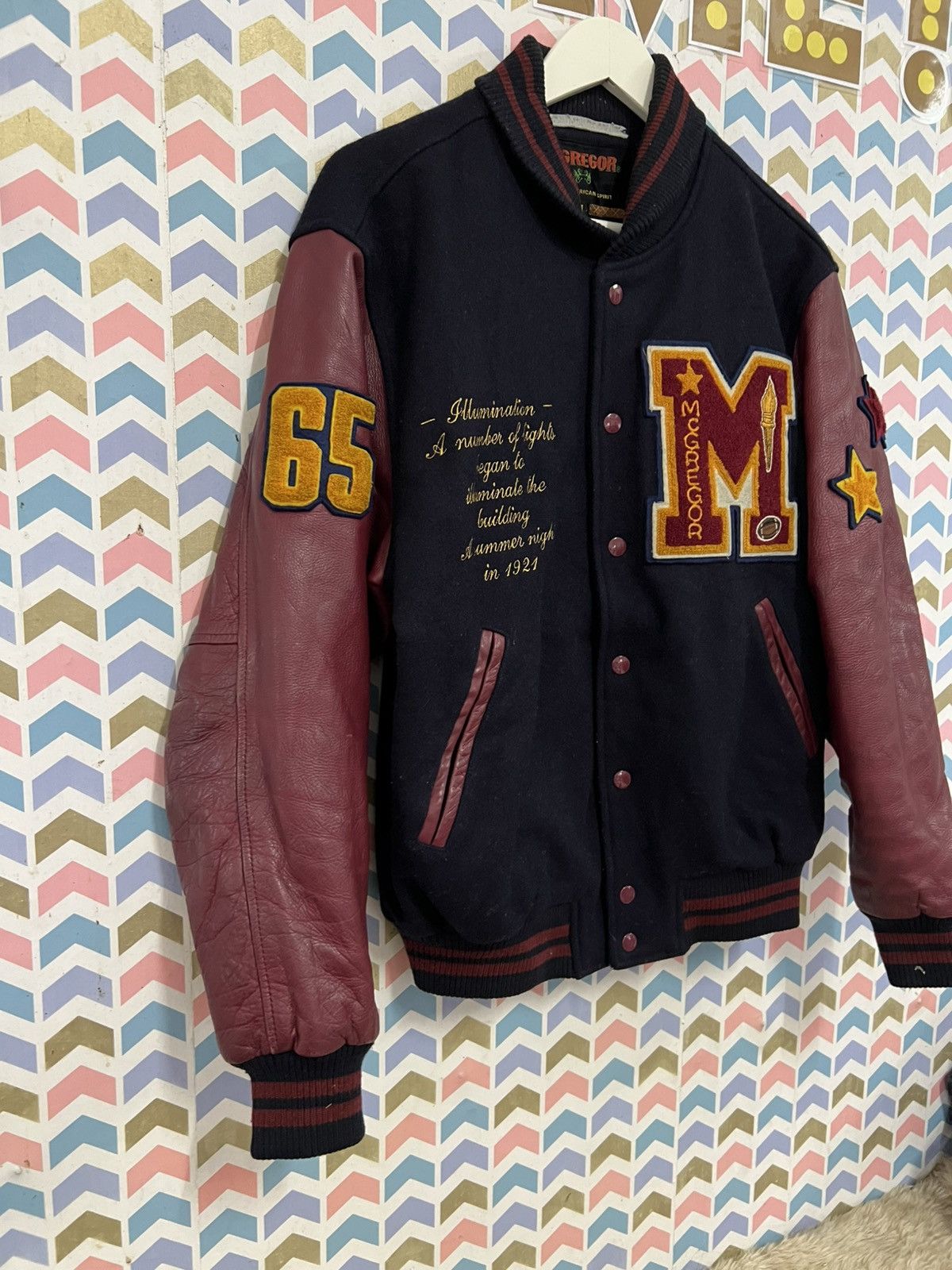 Japanese Brand 90s Varsity Jacket Size US L / EU 52-54 / 3 - 2 Thumbnail