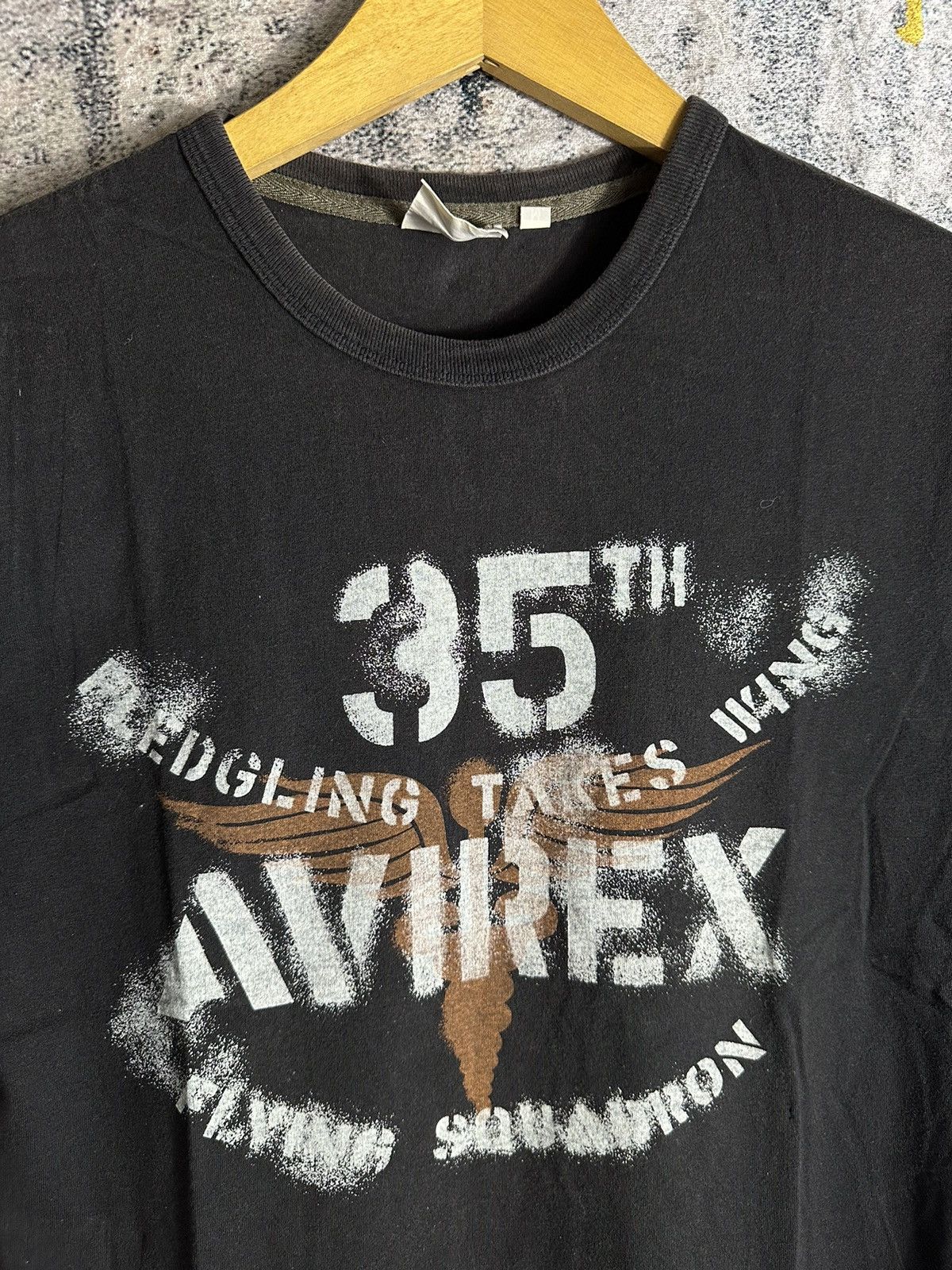 Avirex FADED TSHIRT VINTAGE AVIREX 35TH Size US M / EU 48-50 / 2 - 2 Thumbnail