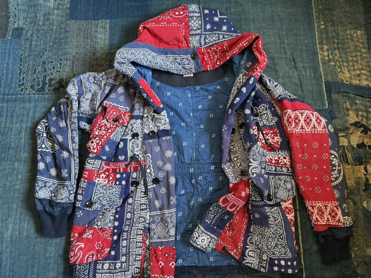 Kapital Kountry kapital bandana patchwork Ring coat Size US L / EU 52-54 / 3 - 3 Thumbnail