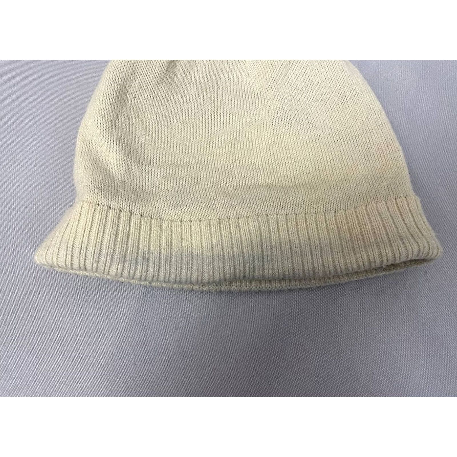 Carhartt Carhartt Mens Beanie Hat OneSize Embroidered Polyester Winter Warm Cap Blue White Knit Size ONE SIZE - 6 Thumbnail