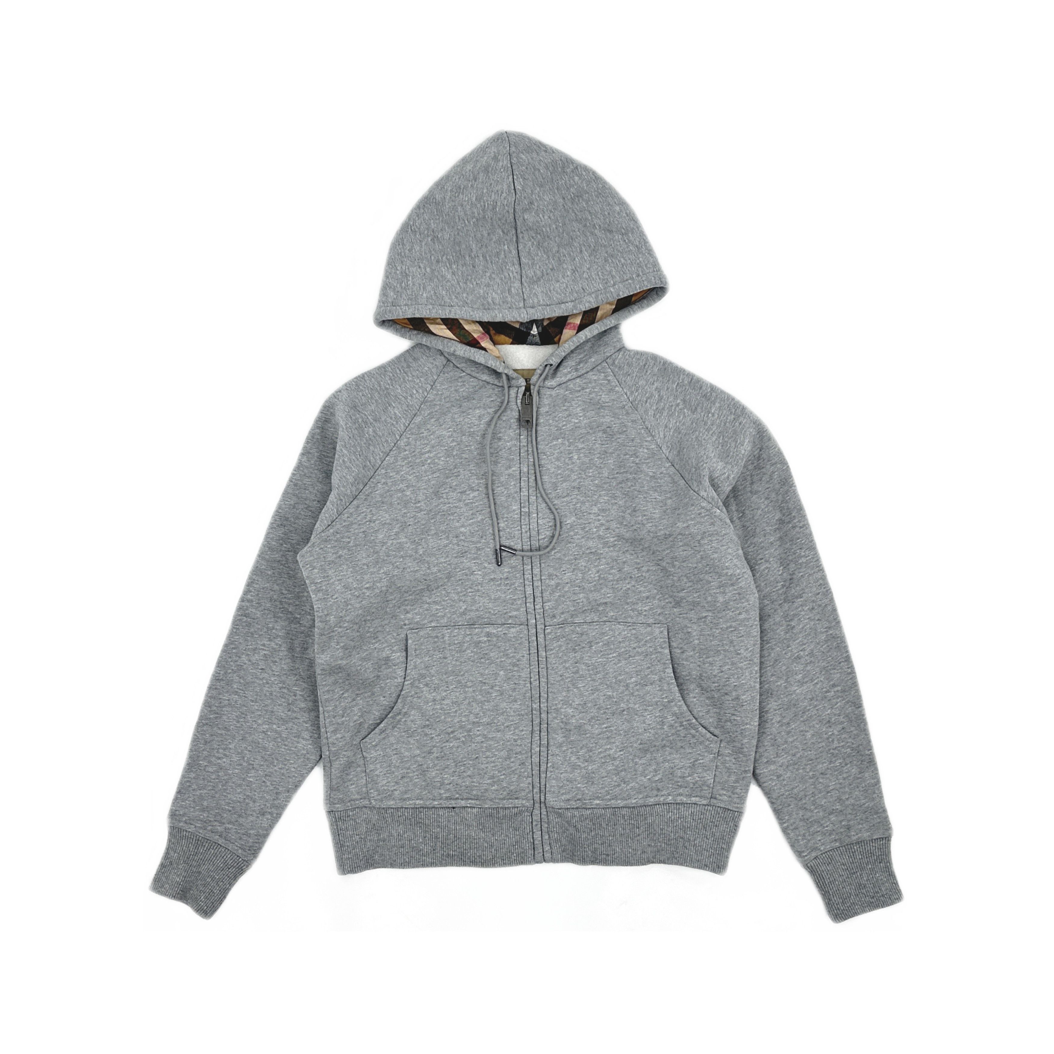 Burberry Burberry Check Lined Zip Hoodie Size M Size M / US 6-8 / IT 42-44 - 1 Thumbnail