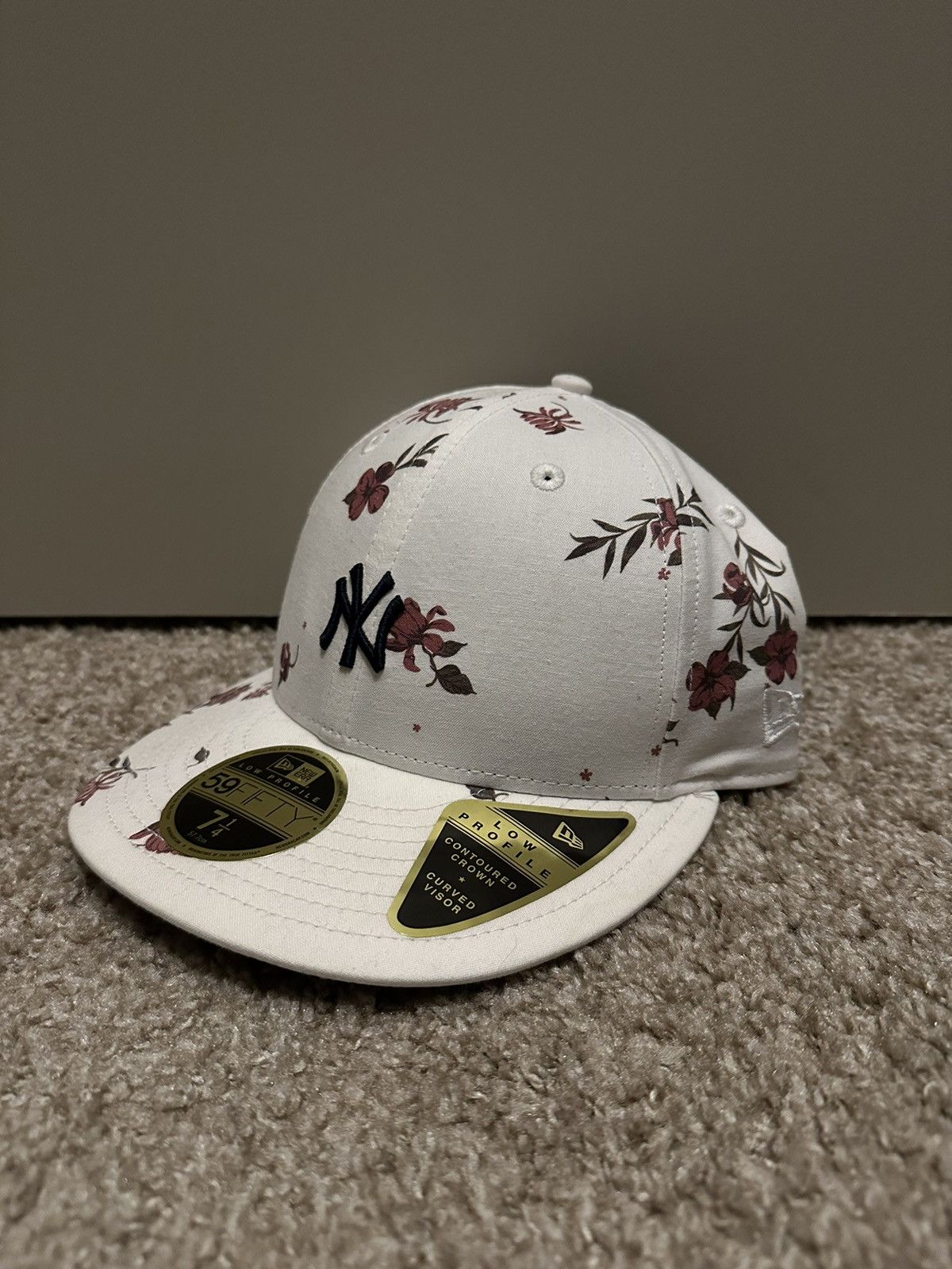 Kith Kith for New Era Summer Floral 59fifty Low Profile Hat Pyre