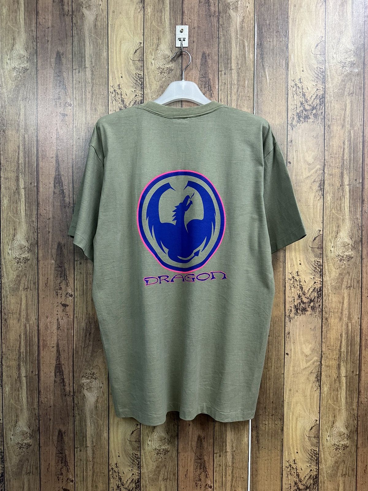 90s Vintage Dragon Made In Usa Single Stitch Tshirt A533