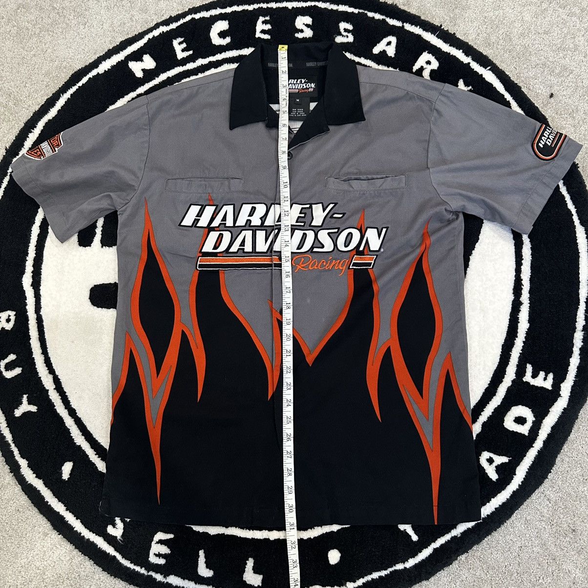 Harley Davidson Harley-Davidson Screamin Eagle Flames Button Up Size US M / EU 48-50 / 2 - 10 Thumbnail