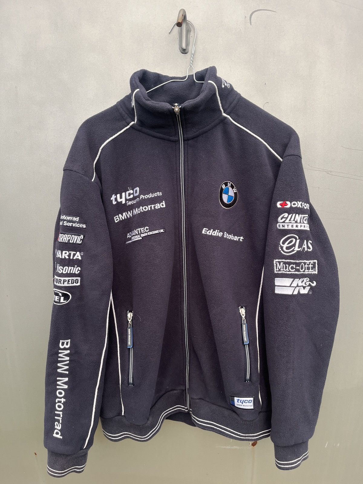 Vintage Vintage BMW Motorrad Tyco Racing Fleece Jacket | Grailed