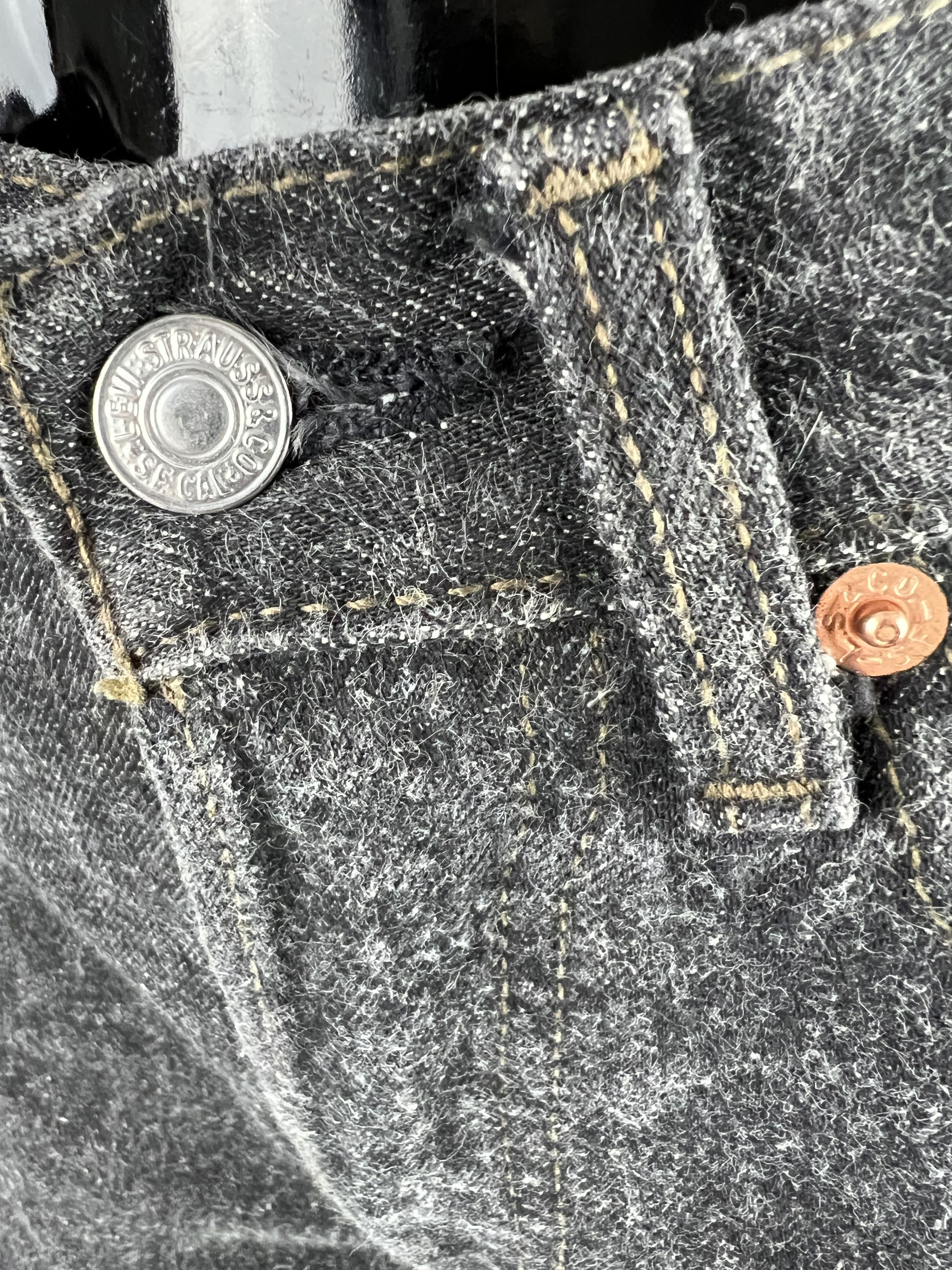 Levi's × Vintage 90s Levi's 901 Vintage Jeans Denim Pants W26 L30 Size 26" / US 2 / IT 38 - 8 Thumbnail
