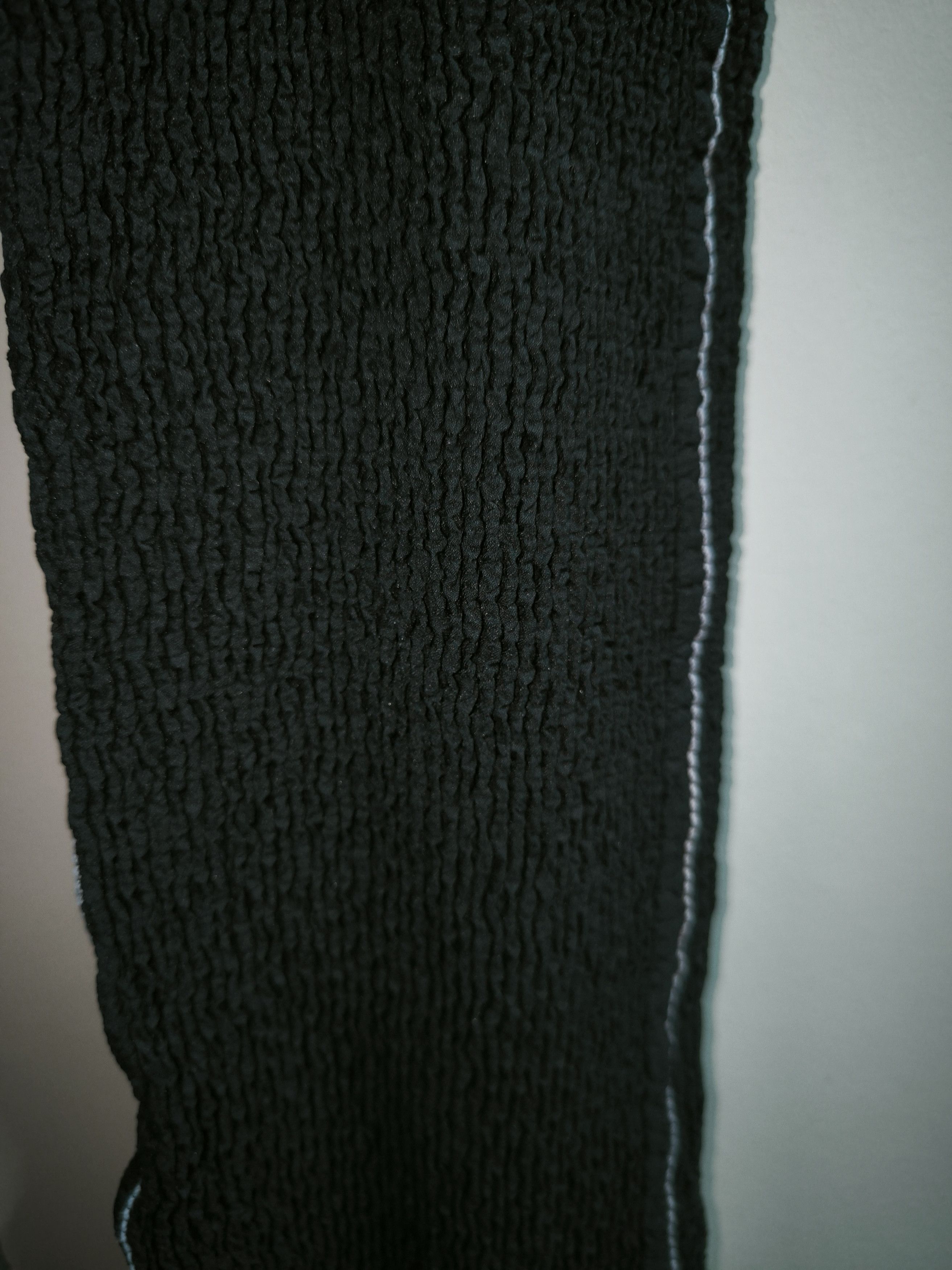 Pleats Please Issey Miyake Popcorn Cauliflower Black/White Pant Size 37" - 14 Thumbnail
